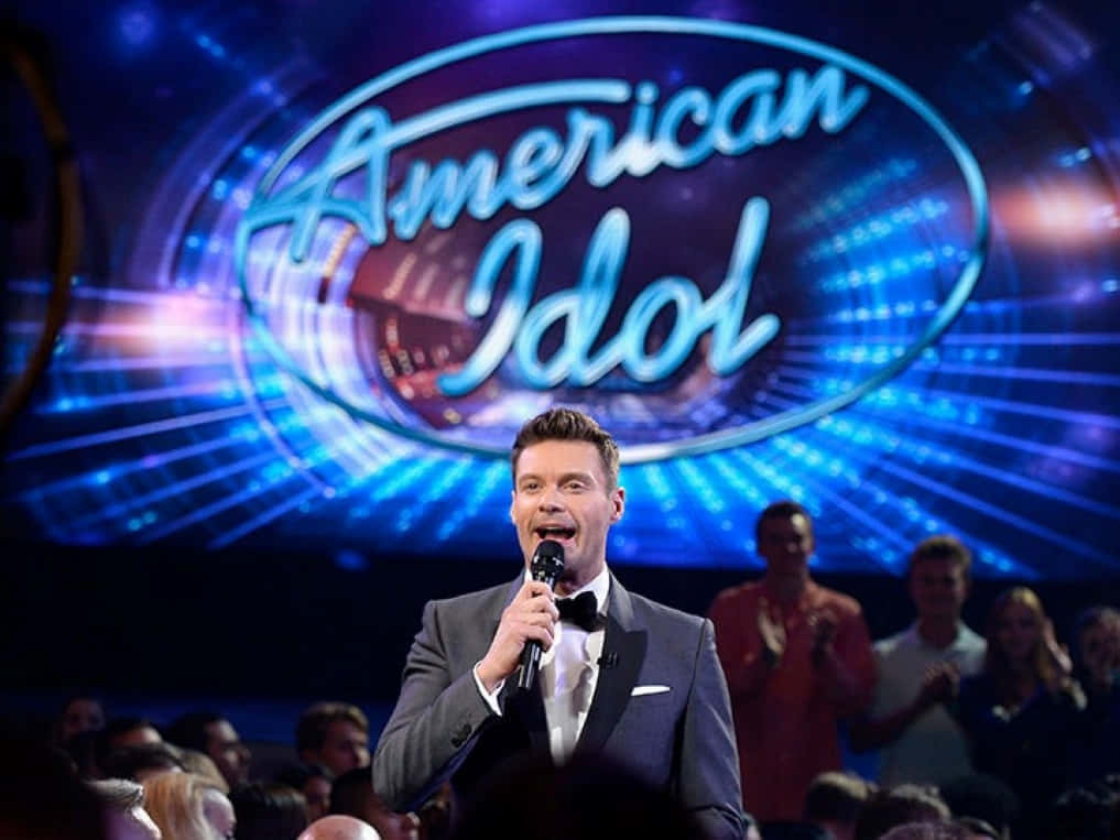 American Idol, tuxedo, mic, SD Desktop Wallpaper