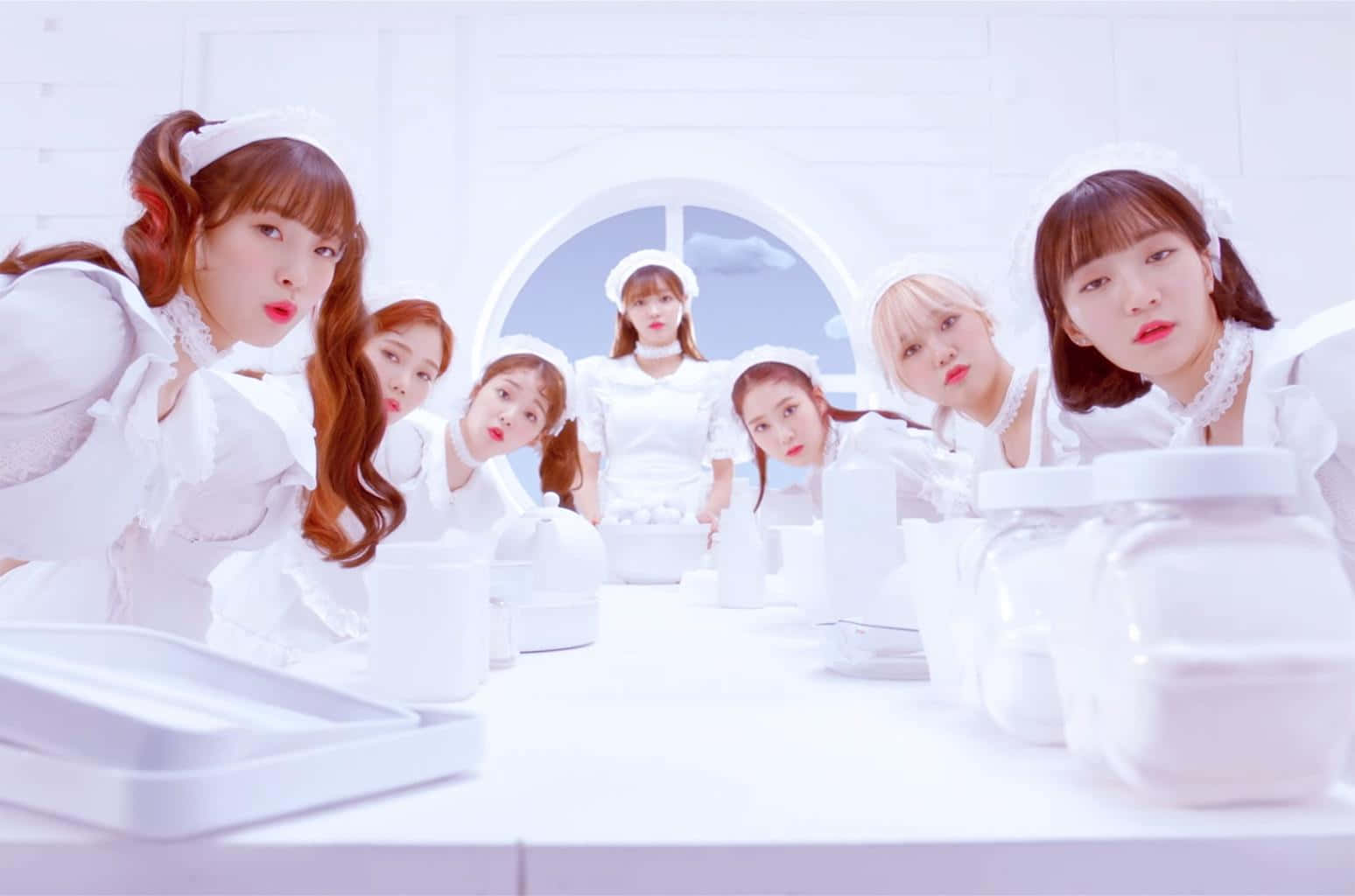 the idol, 1548 x 1024, white maid outfits, HD Desktop Wallpaper