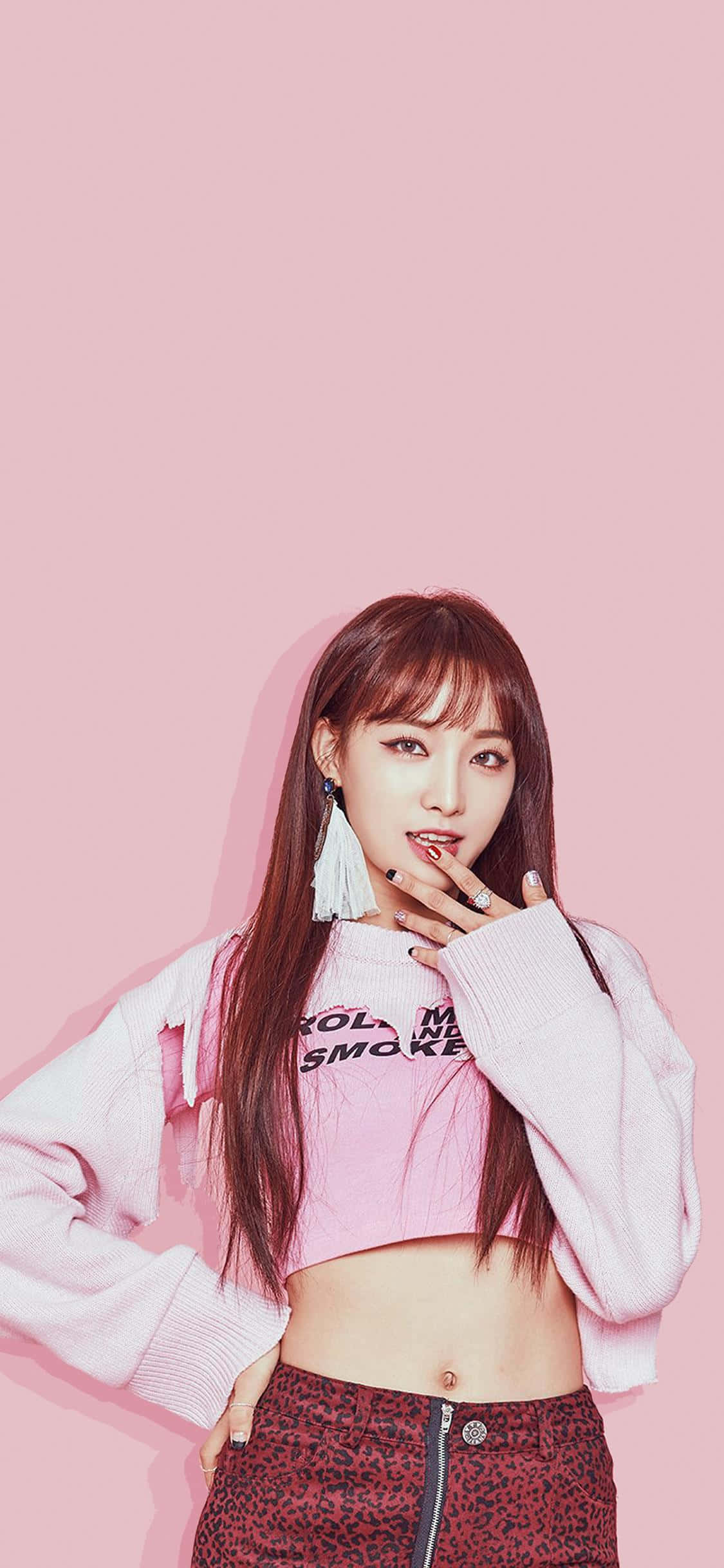 The Idol, 1125 x 2436, pink background, Full HD Phone Wallpaper