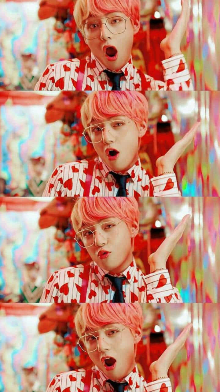 The Idol, pink hair, glasses, HD Phone Wallpaper