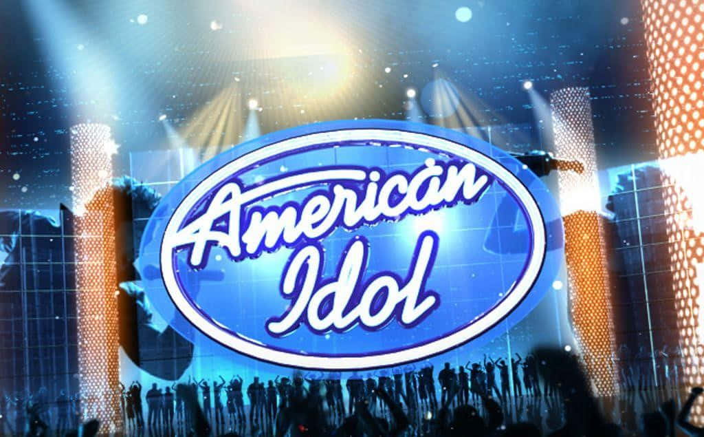 American Idol, glows brightly, vibrant stage, SD Desktop Wallpaper