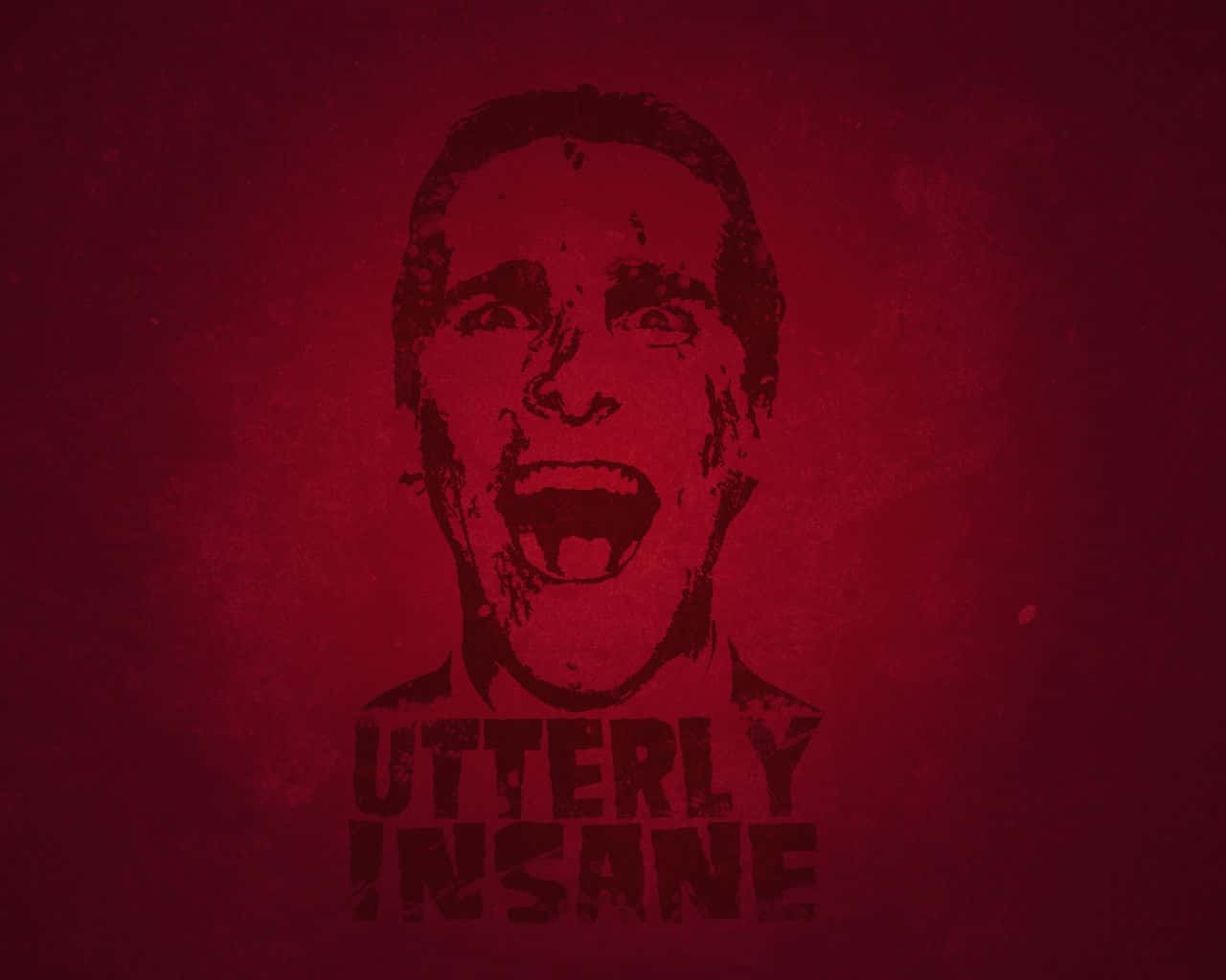 American Psycho, HD, distressed screaming face, HD Desktop Wallpaper
