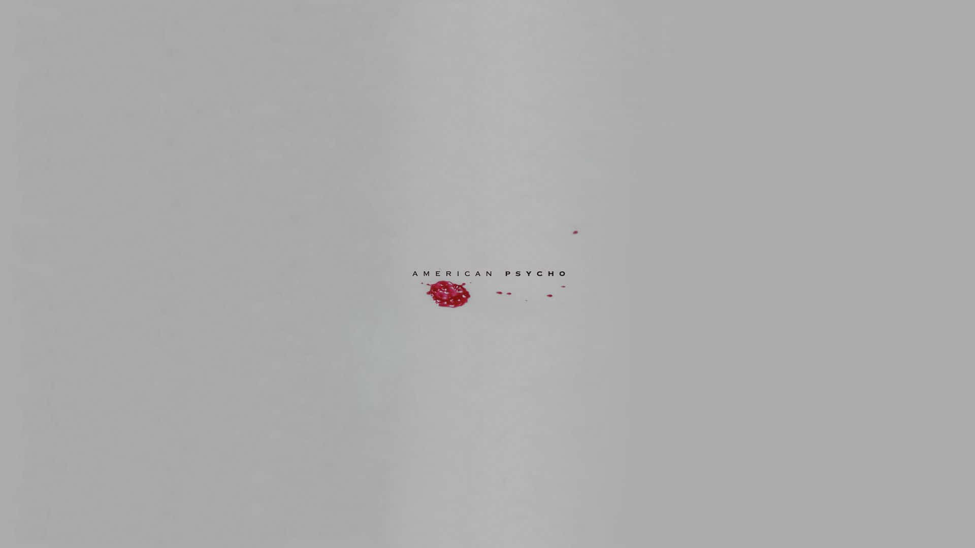American Psycho, HD, minimalist gray background, Full HD Desktop Wallpaper