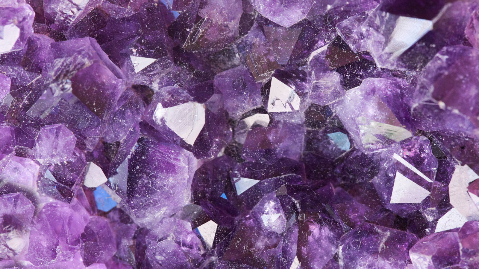 amethyst, semi-precious stone, purple amethyst crystals, HD Desktop Wallpaper