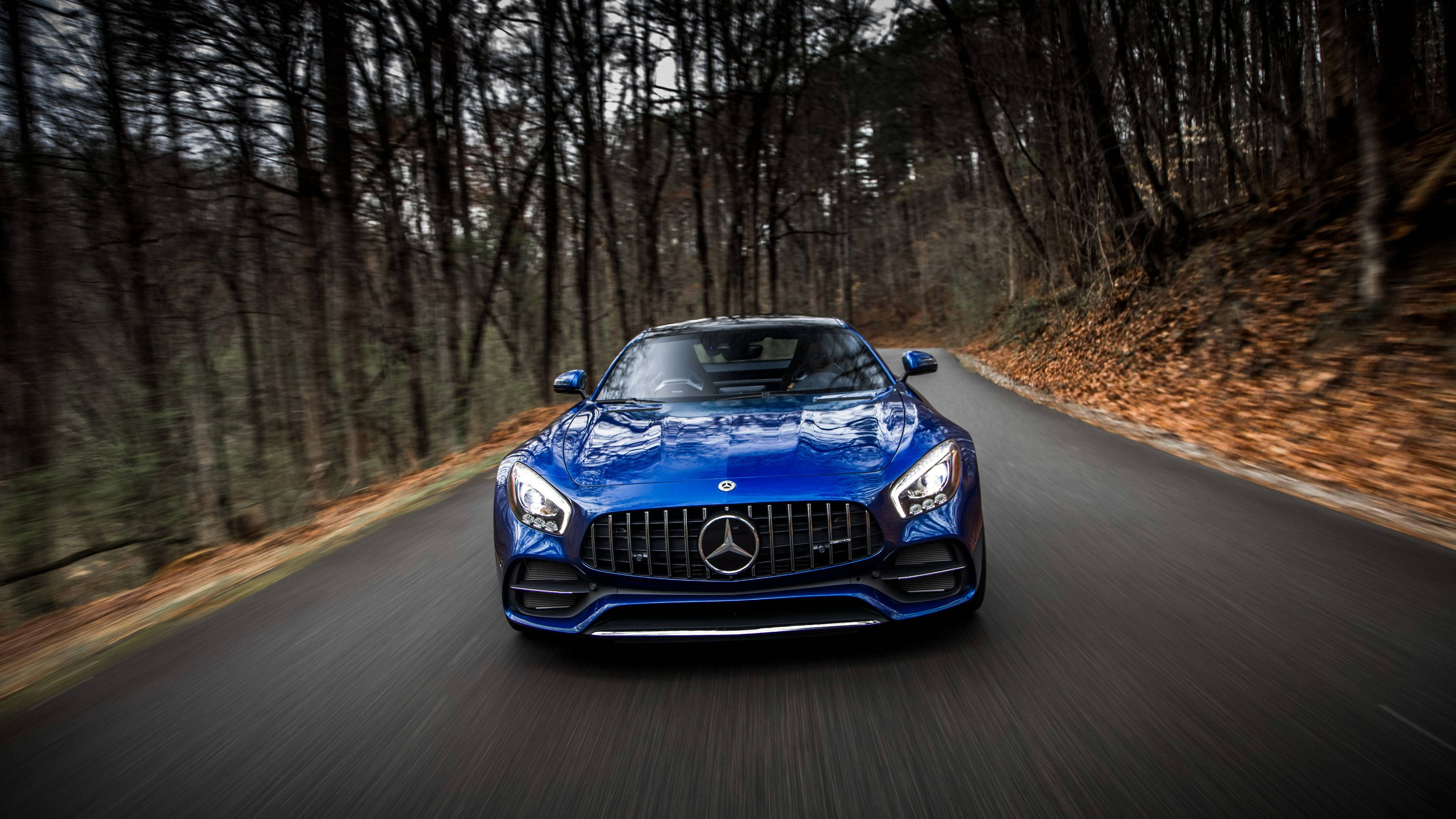 AMG GT R, Cool Blue, vibrant blue, 4K Desktop Wallpaper