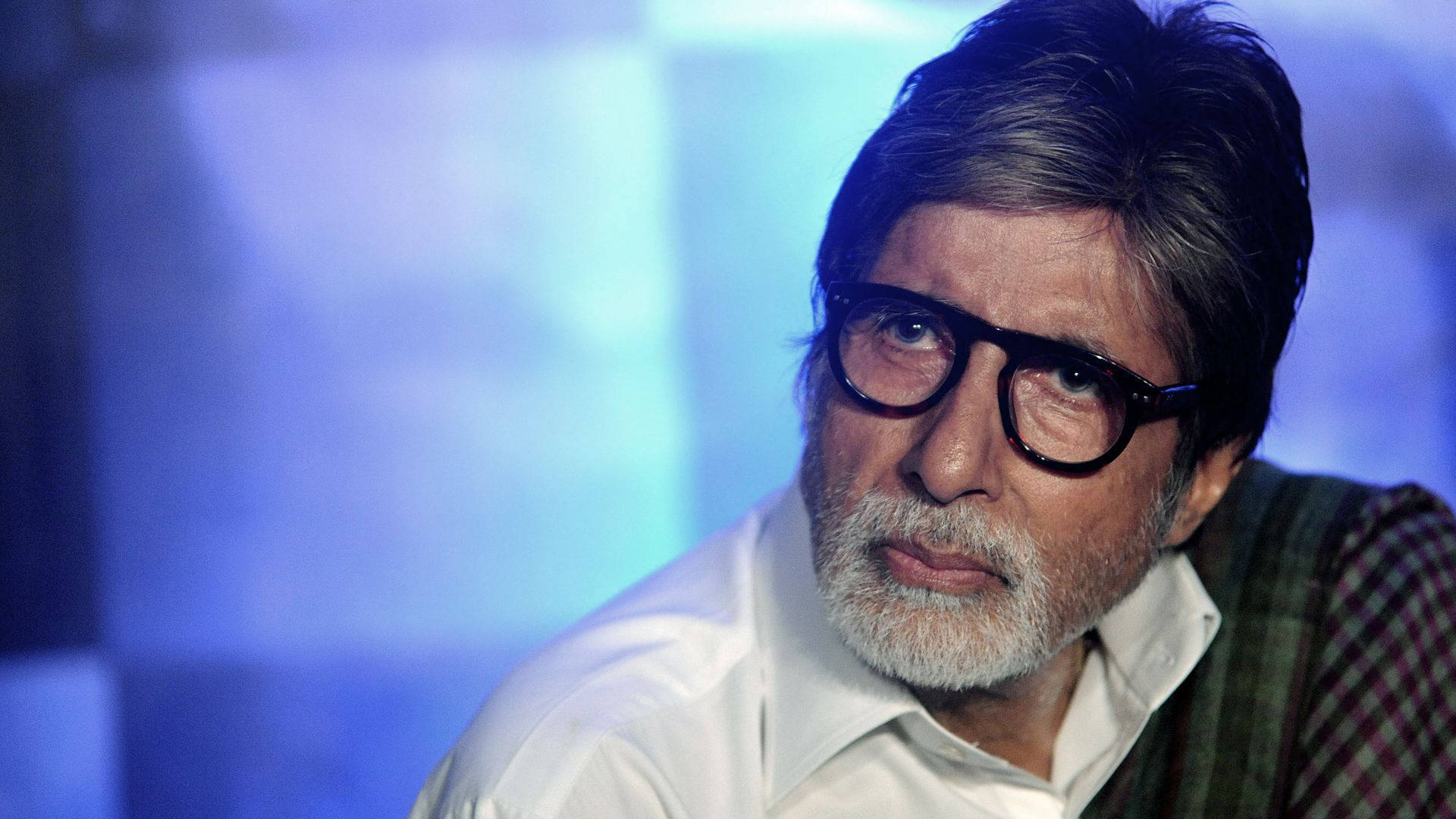 Amitabh Bachchan, white beard, glasses, Full HD Desktop Wallpaper