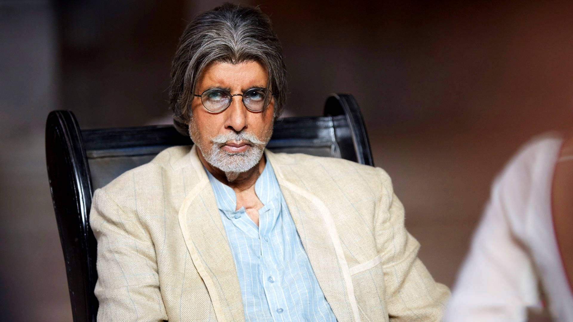Amitabh Bachchan, gray hair, glasses, Full HD Desktop Wallpaper