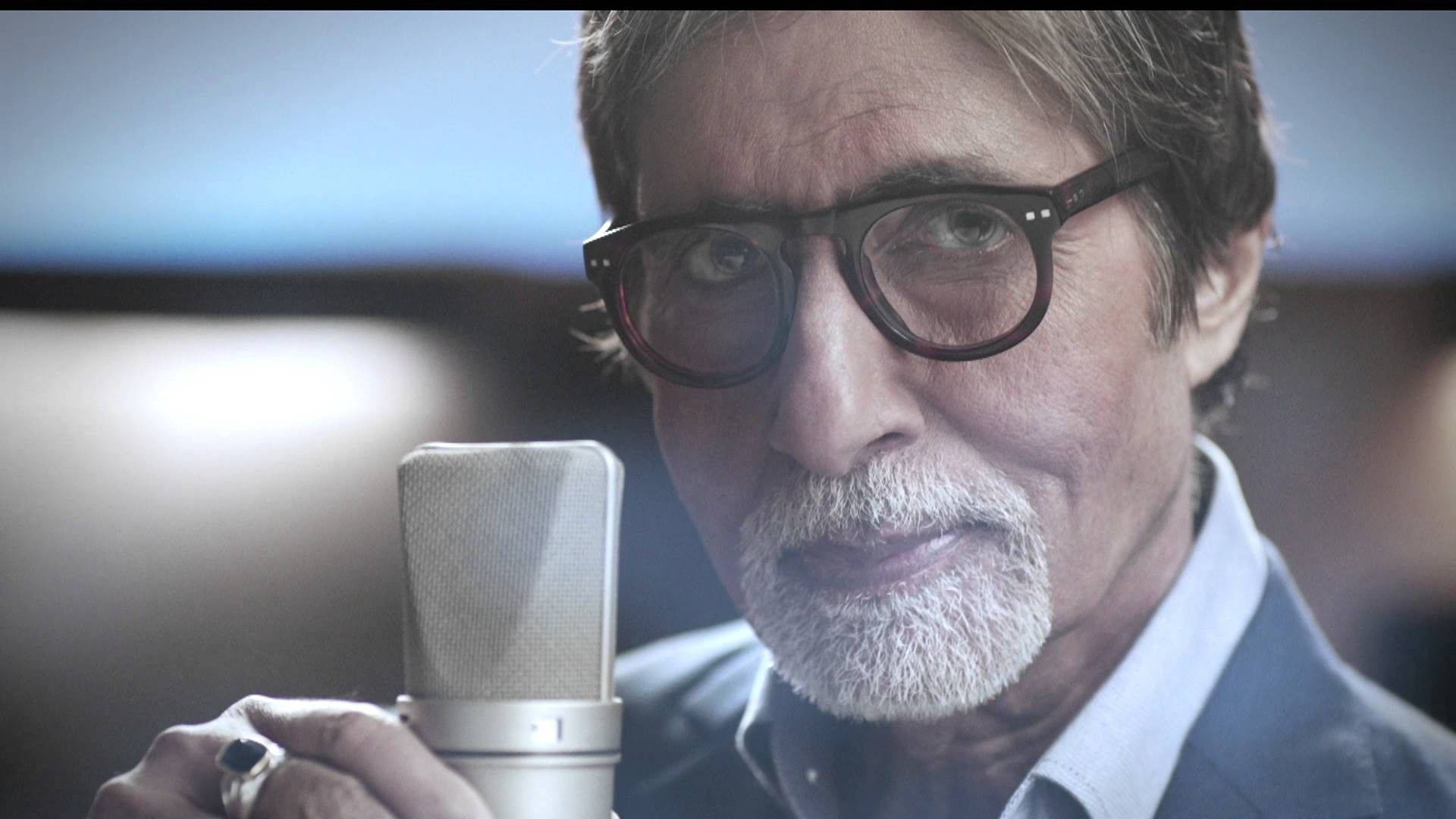 Amitabh Bachchan, glasses, white beard, Full HD Desktop Wallpaper