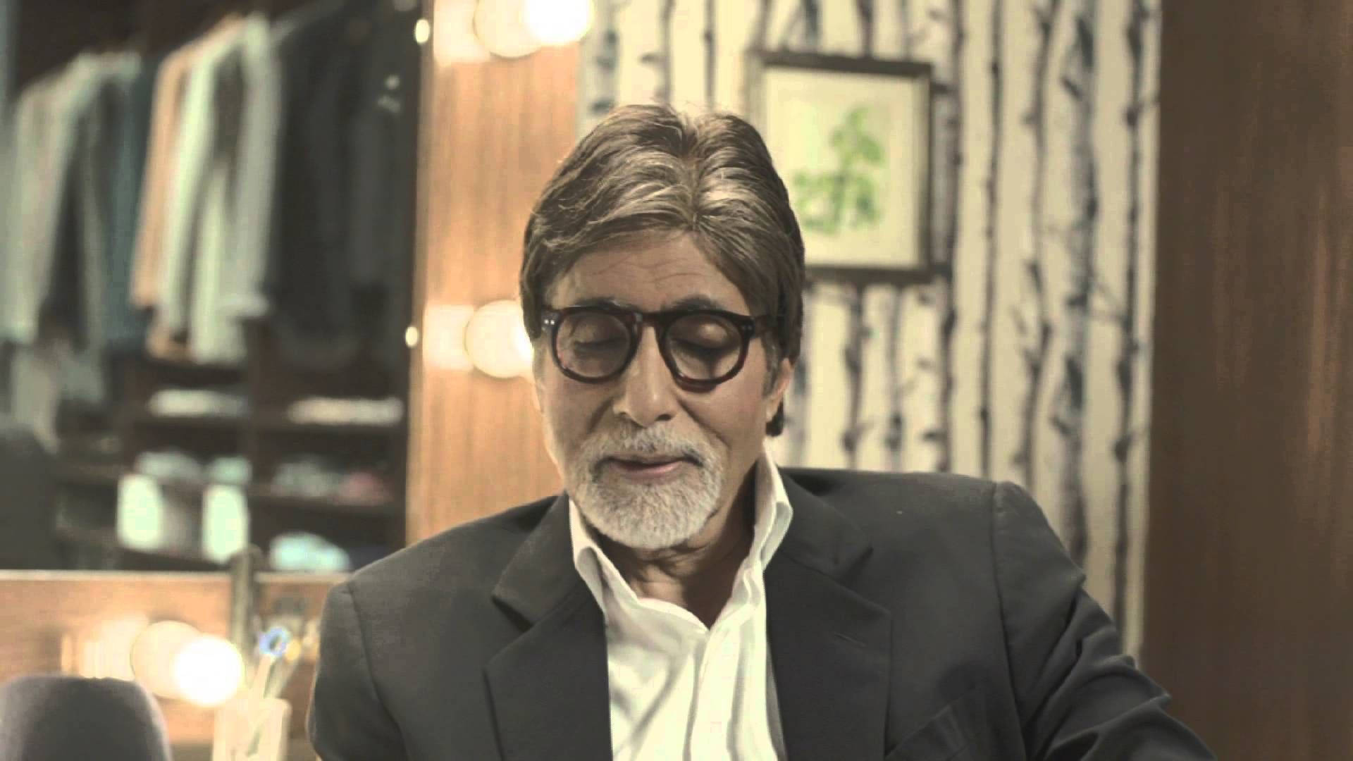 Amitabh Bachchan, white beard, glasses, Full HD Desktop Wallpaper