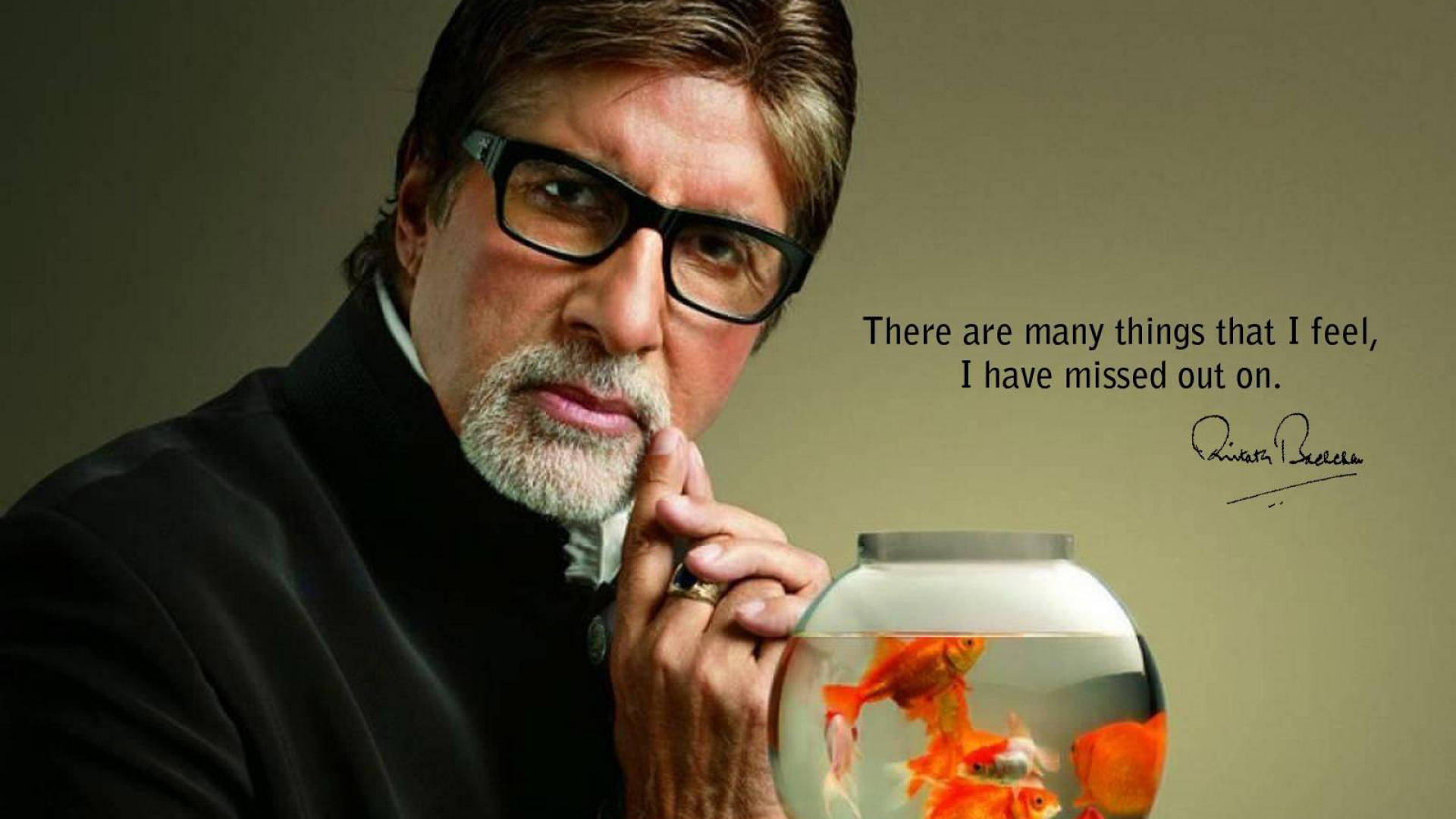 Amitabh Bachchan, black glasses, coat, Full HD Desktop Wallpaper