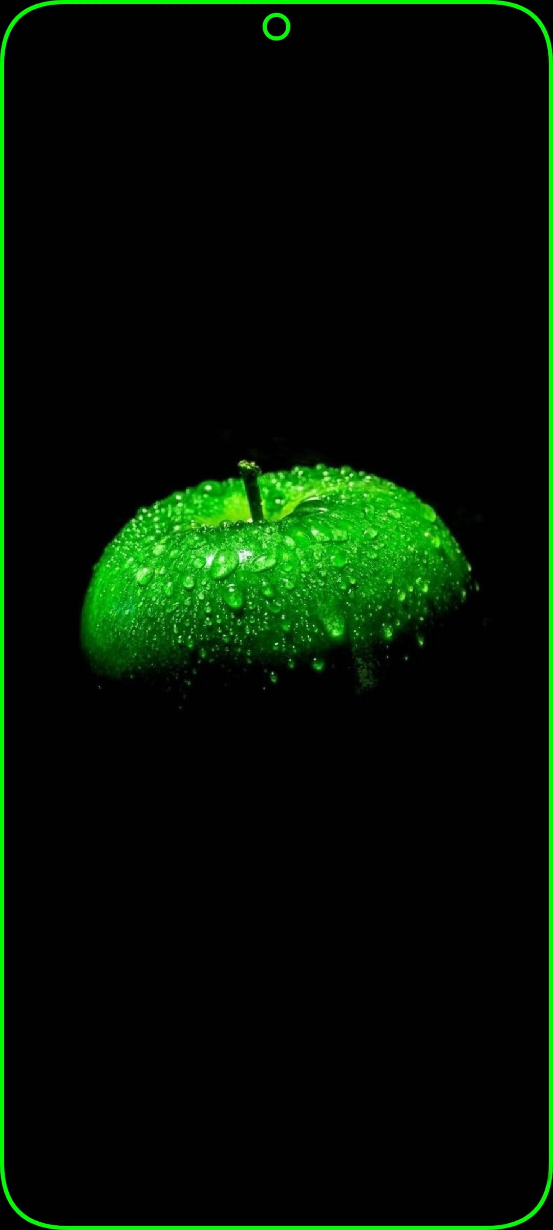 Amoled Android, green apple, vibrant green, Full HD Phone Wallpaper