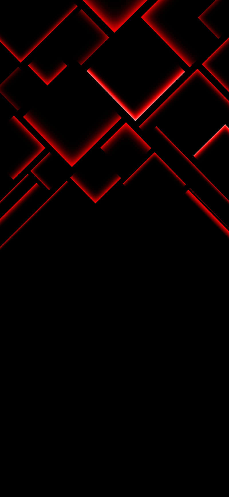 Amoled S, triangle shape, vibrant red neon, HD Phone Wallpaper