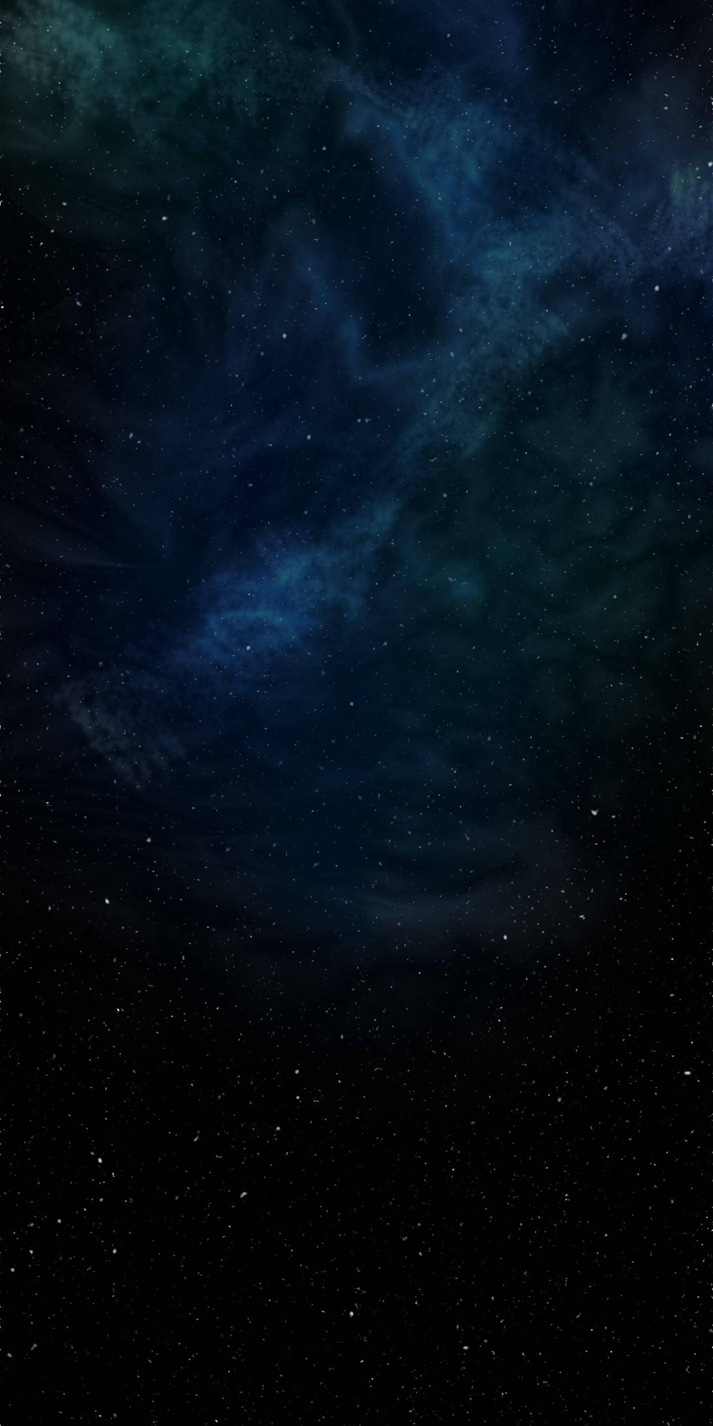 Starry Blue Galaxy, iPhone X, Amoled, 2K Phone Wallpaper