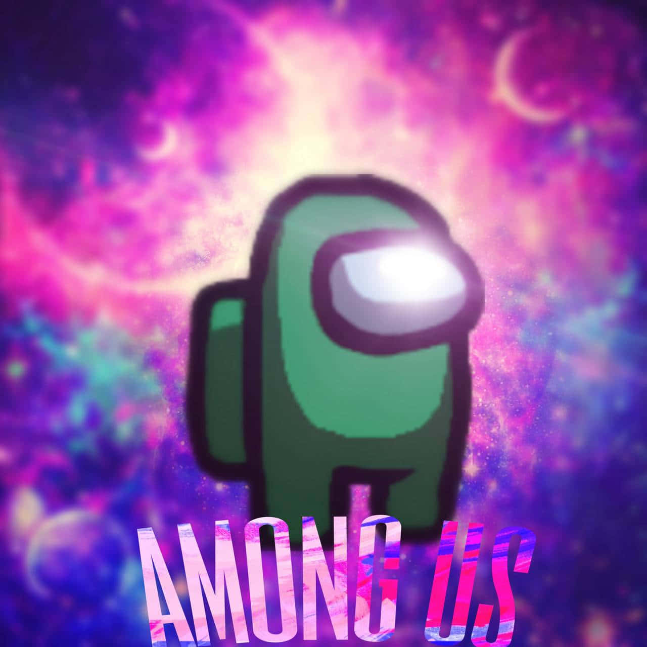 Among Us, galaxy, dark green, HD Desktop Wallpaper