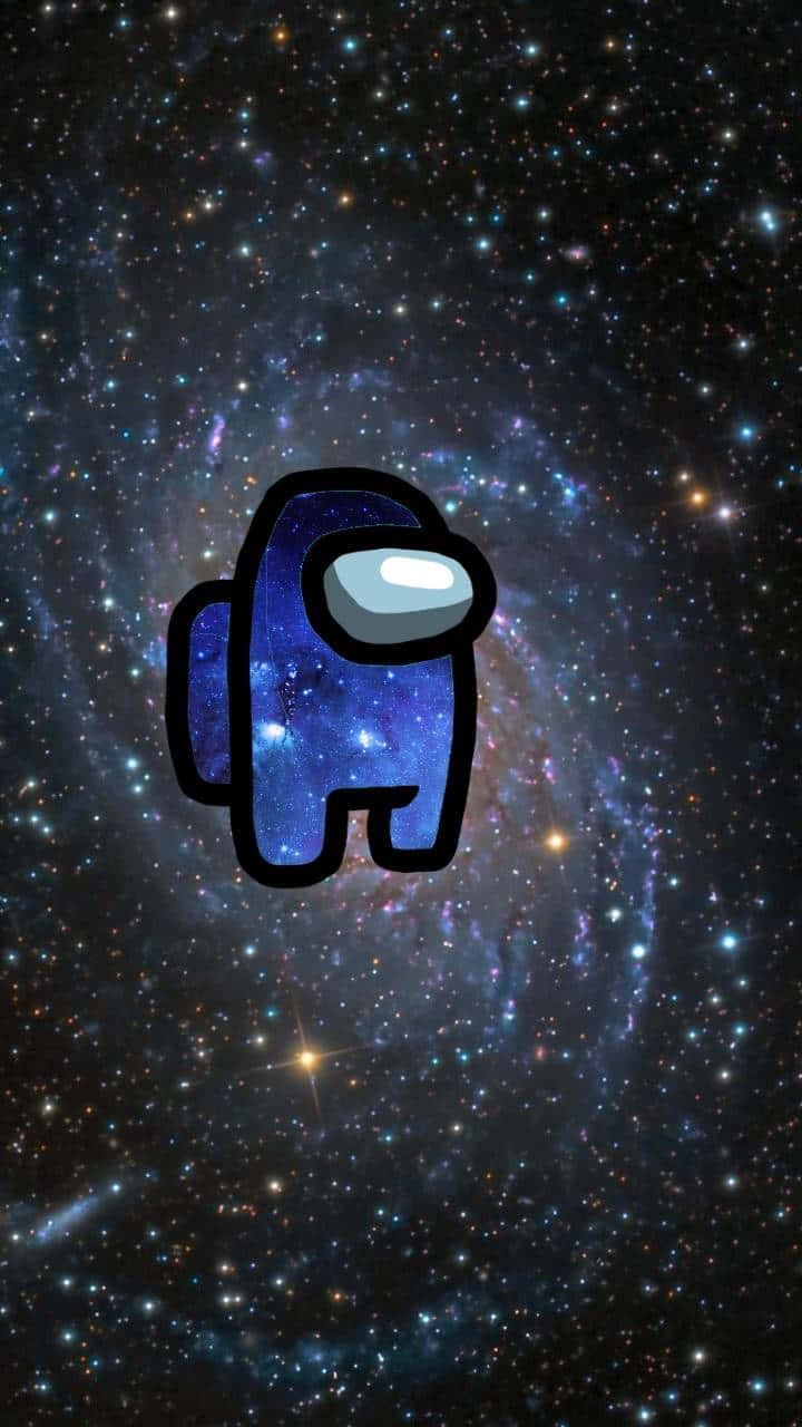 Among Us, Galaxy, Dark Blue, HD Phone Wallpaper