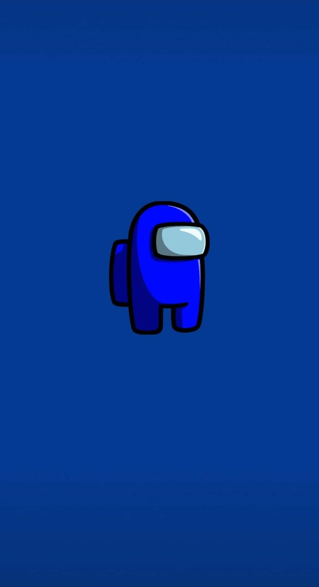 Among Us, blue, dark blue, Full HD Phone Wallpaper