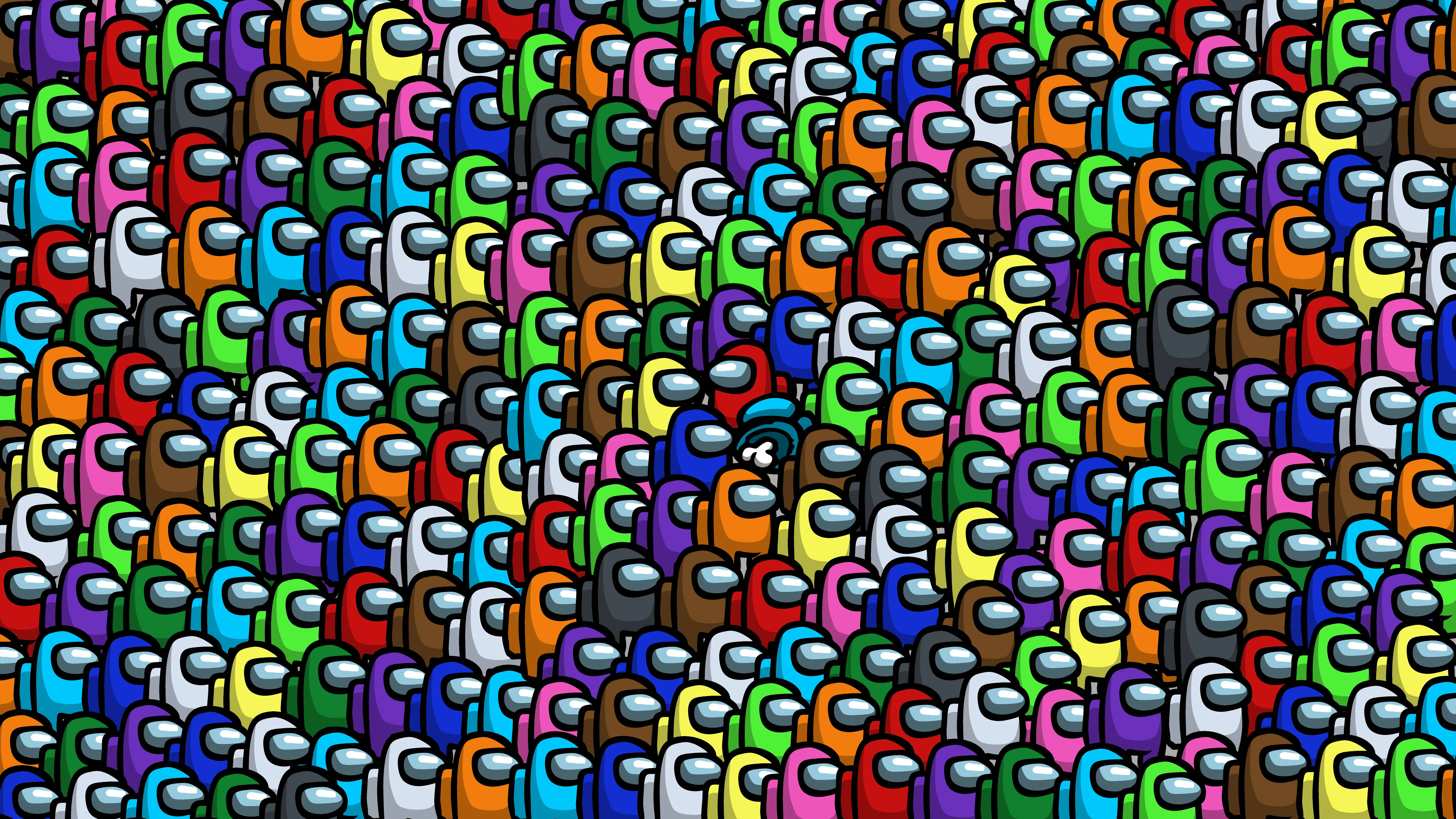 Among Us, crew, desktop background, 5K Desktop Wallpaper