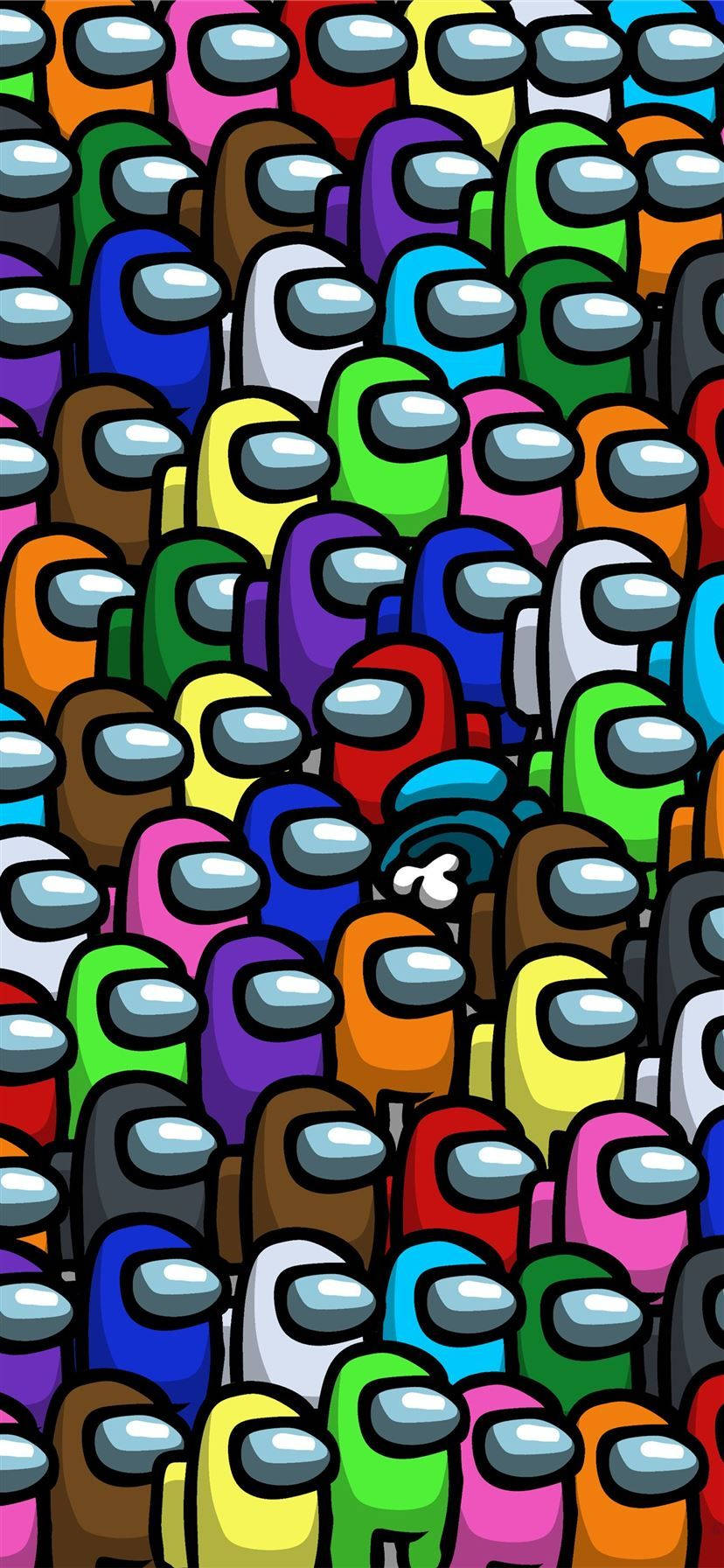Among Us, crewmates, iPhone, HD Phone Wallpaper