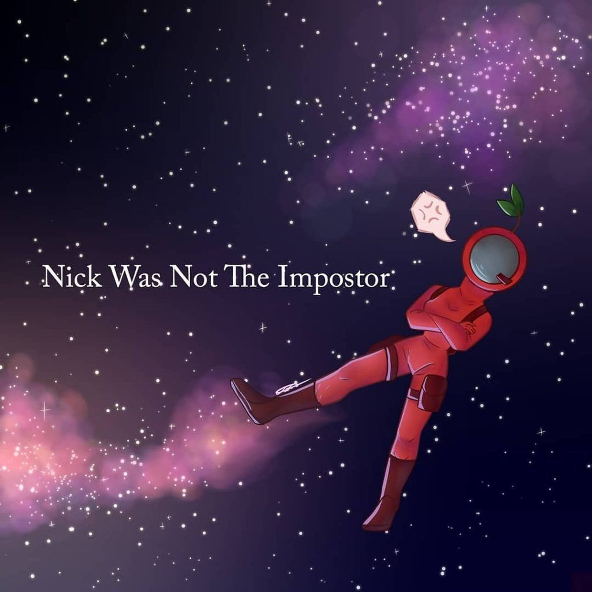 Among Us, space impostor, red-suited astronaut, Full HD Desktop Wallpaper