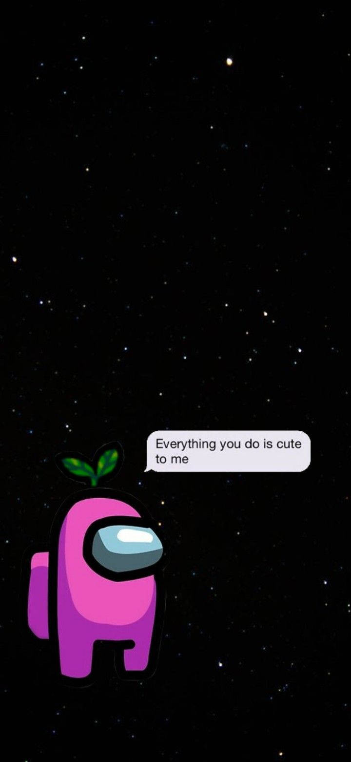 Among Us, pink, sprout, HD Phone Wallpaper