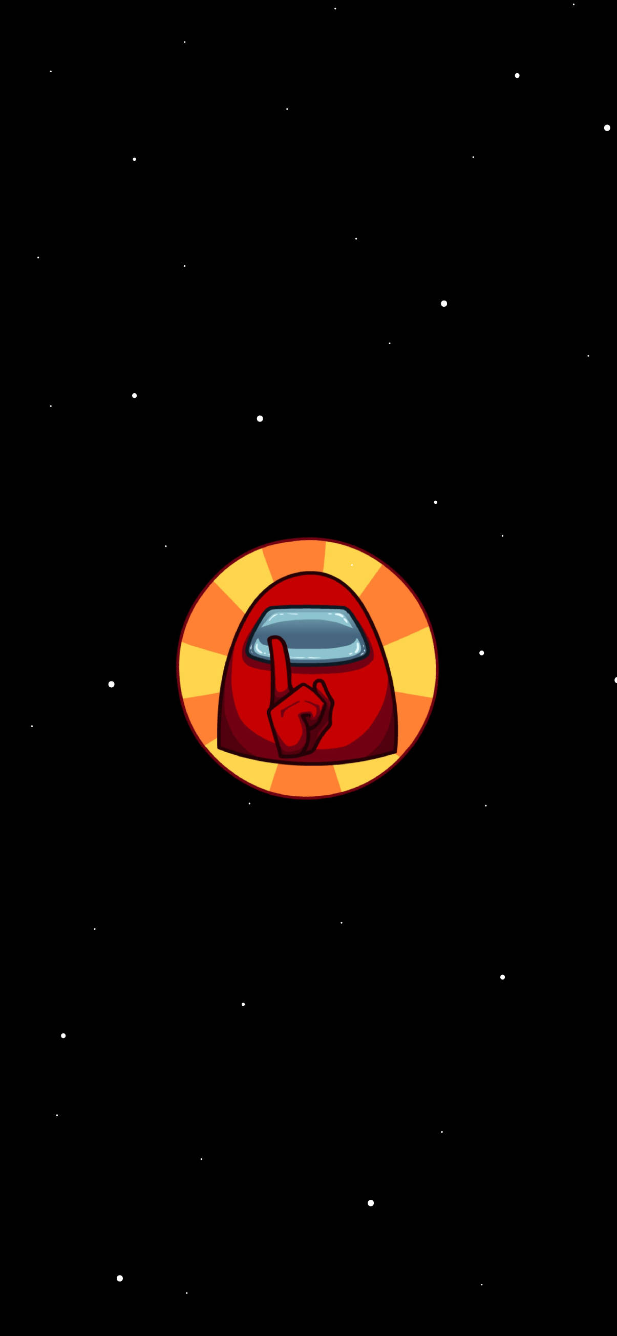 Red In Space, Among US iPhone, red astronaut, 2K Phone Wallpaper