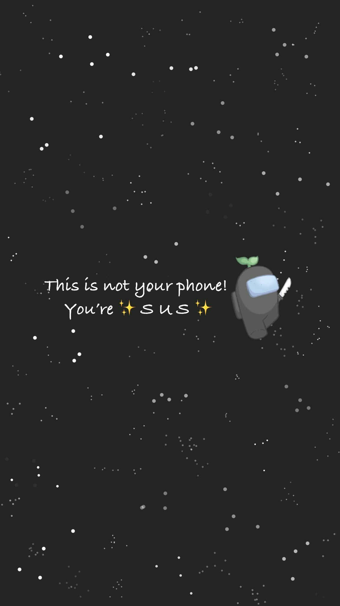 Among Us, Galaxy, gray crewmate, Full HD Phone Wallpaper