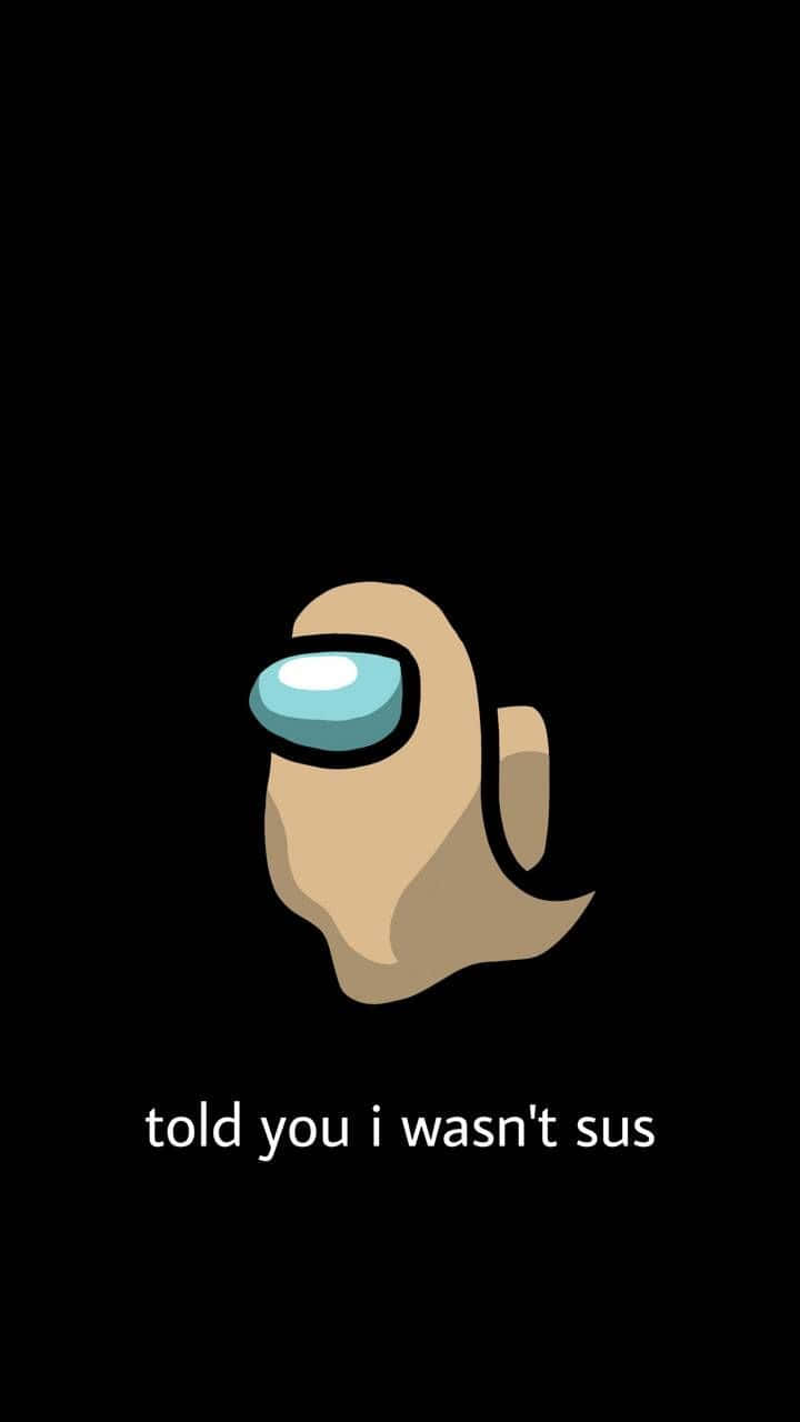 Among Us, beige, teal visor, HD Phone Wallpaper