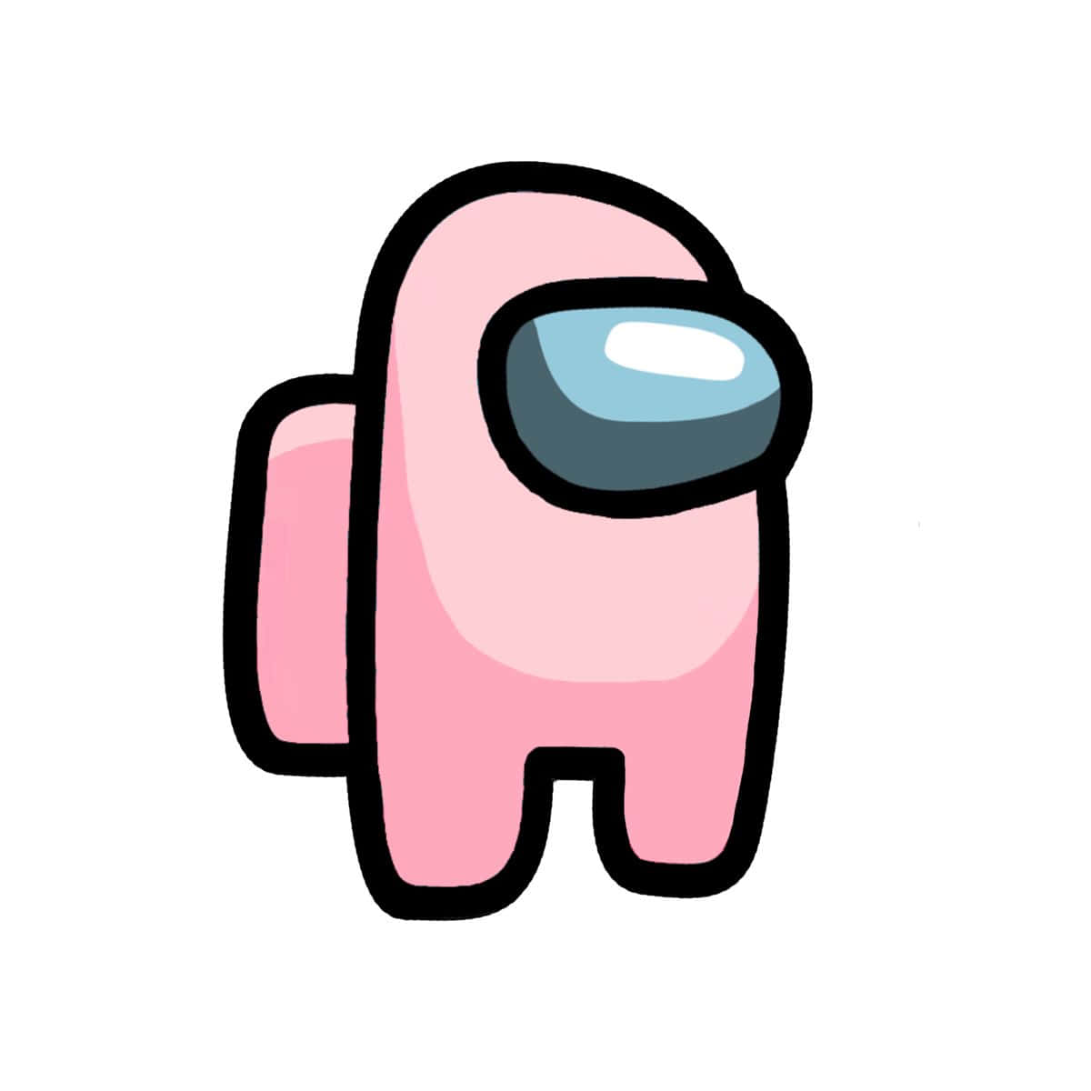 Among Us, pink, cartoon astronaut, SD Desktop Wallpaper