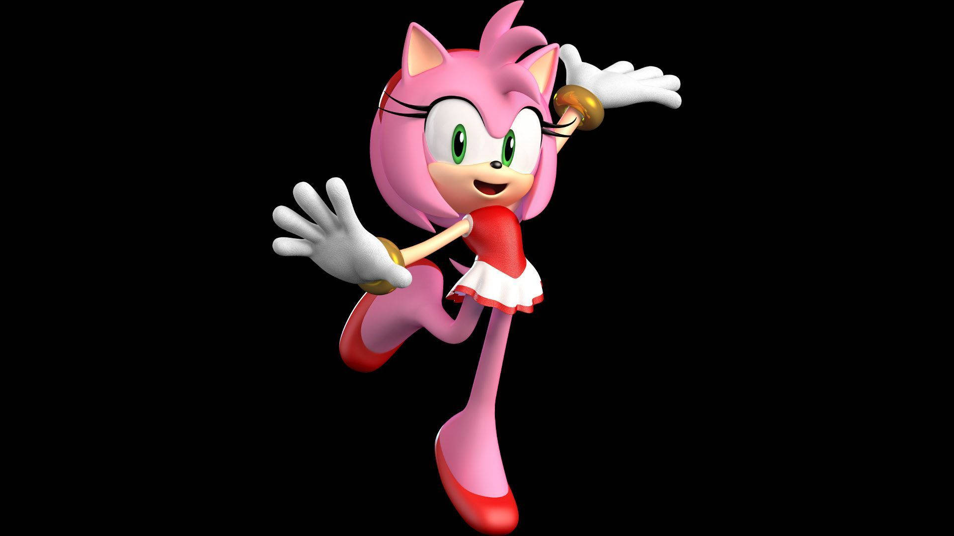 Amy Rose, 2012 Olympic Game, pink hedgehog, Full HD Desktop Wallpaper