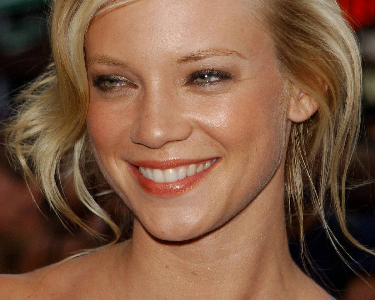 Amy Smart, blonde, bright eyes, HD Desktop Wallpaper