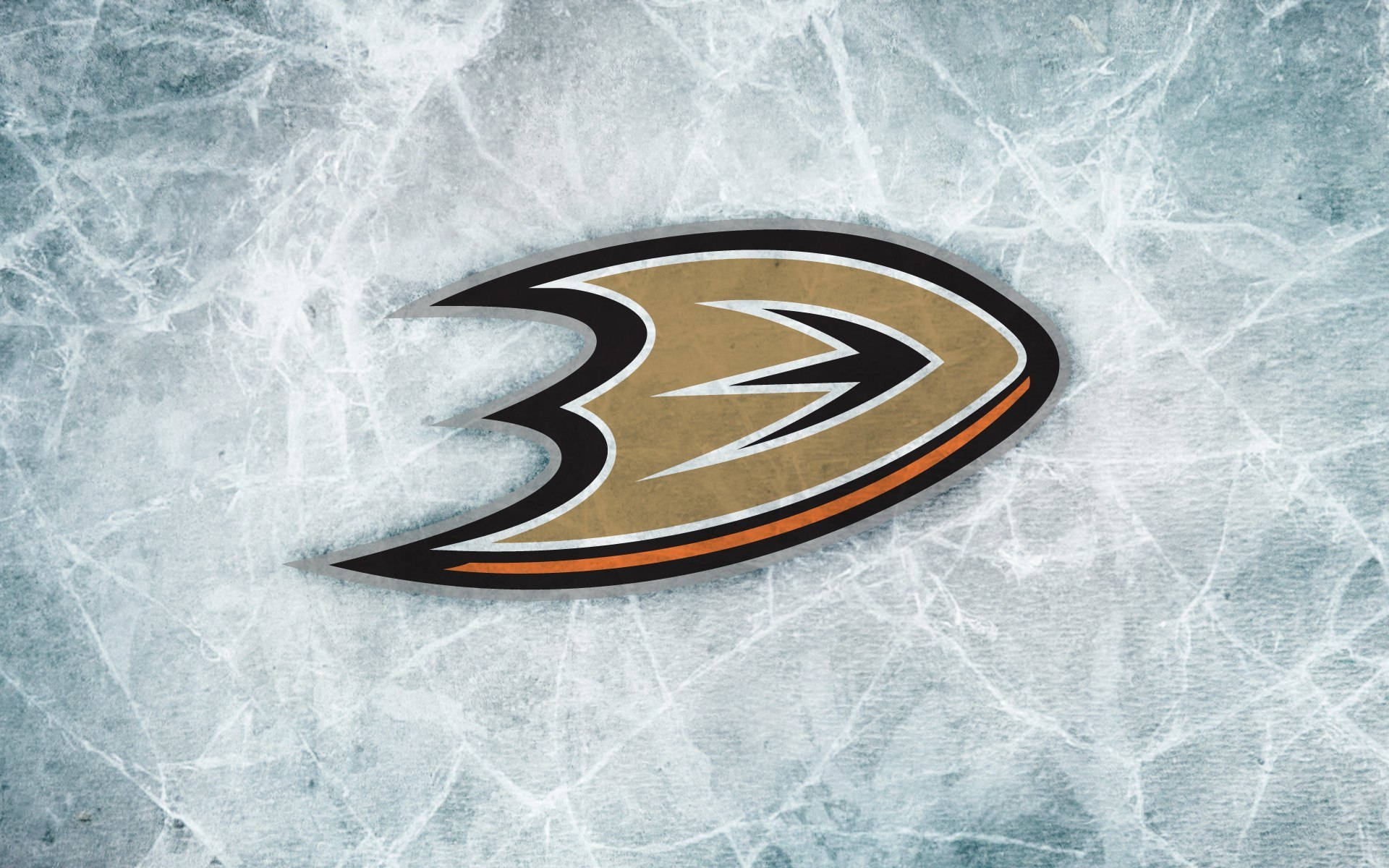 Anaheim Ducks, hockey rink, textured ice, Full HD Desktop Wallpaper