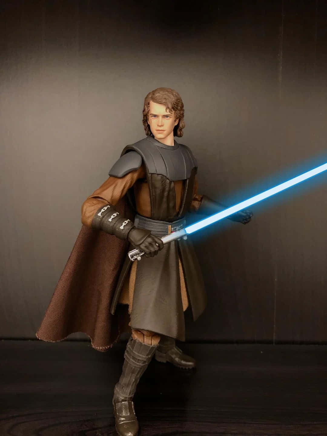 Anakin Skywalker, lightsaber, blue, HD Phone Wallpaper
