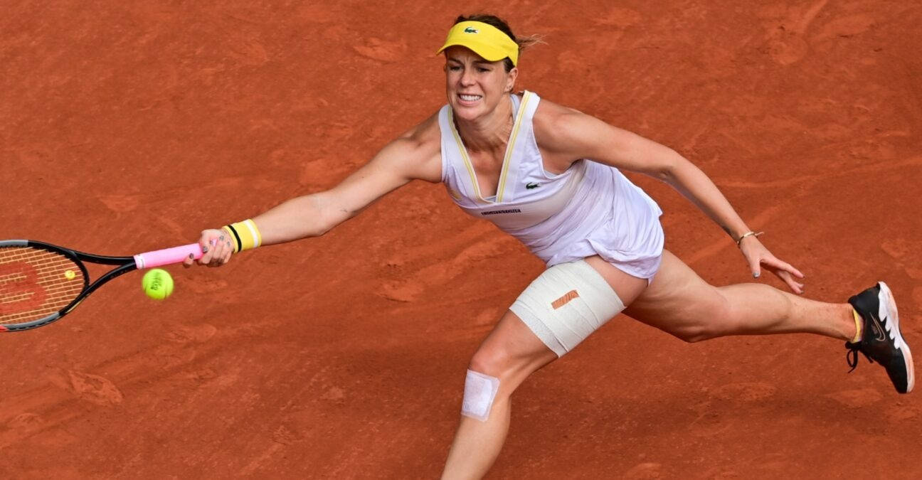 Anastasia Pavlyuchenkova, red clay court, bright yellow ball, HD Desktop Wallpaper