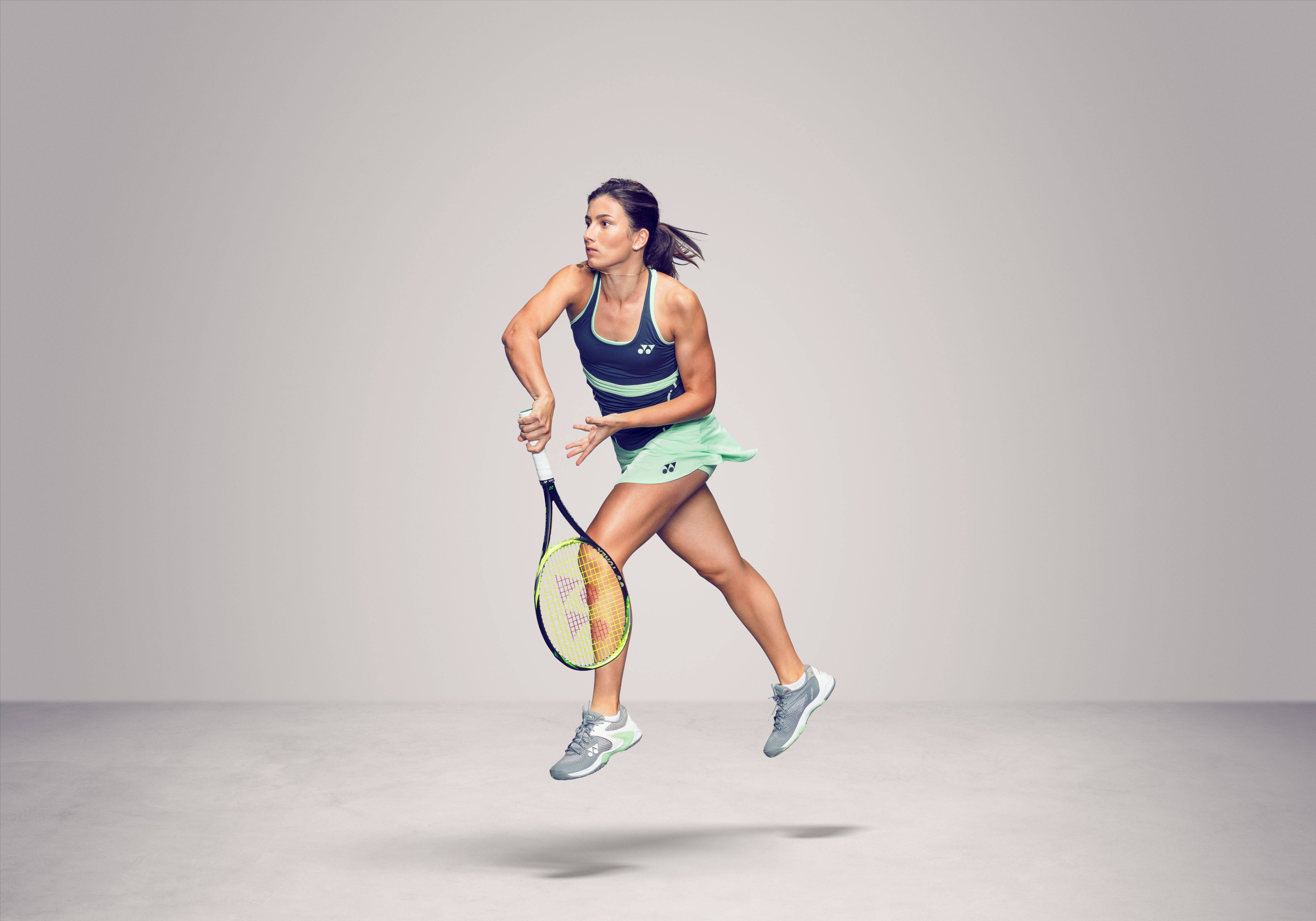 Anastasija Sevastova, tennis player, forehand swing, 5K Desktop Wallpaper