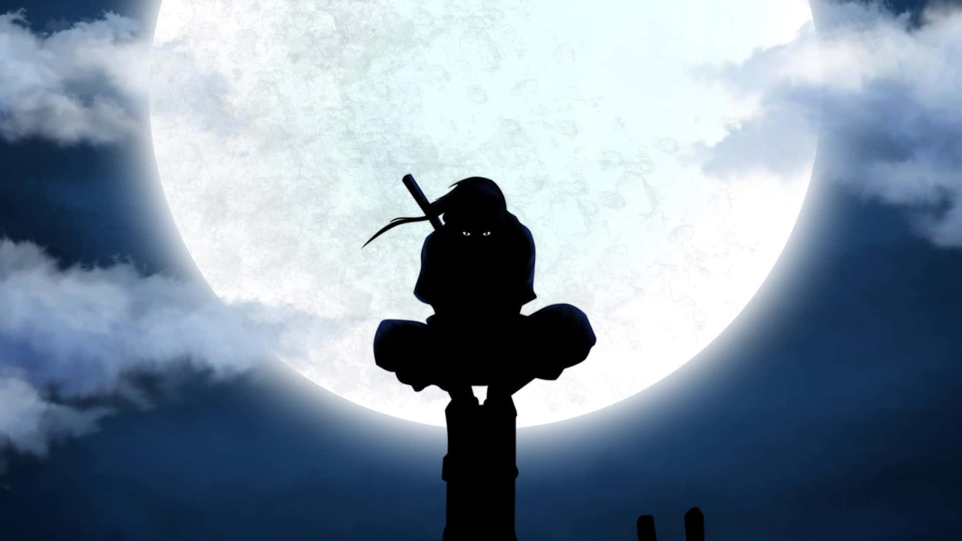 Anbu Black Ops, ninja, glowing eyes, Full HD Desktop Wallpaper