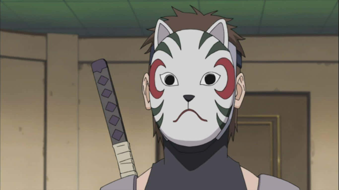 Anbu Black Ops, masked anime ninja, cat-like features, HD Desktop Wallpaper
