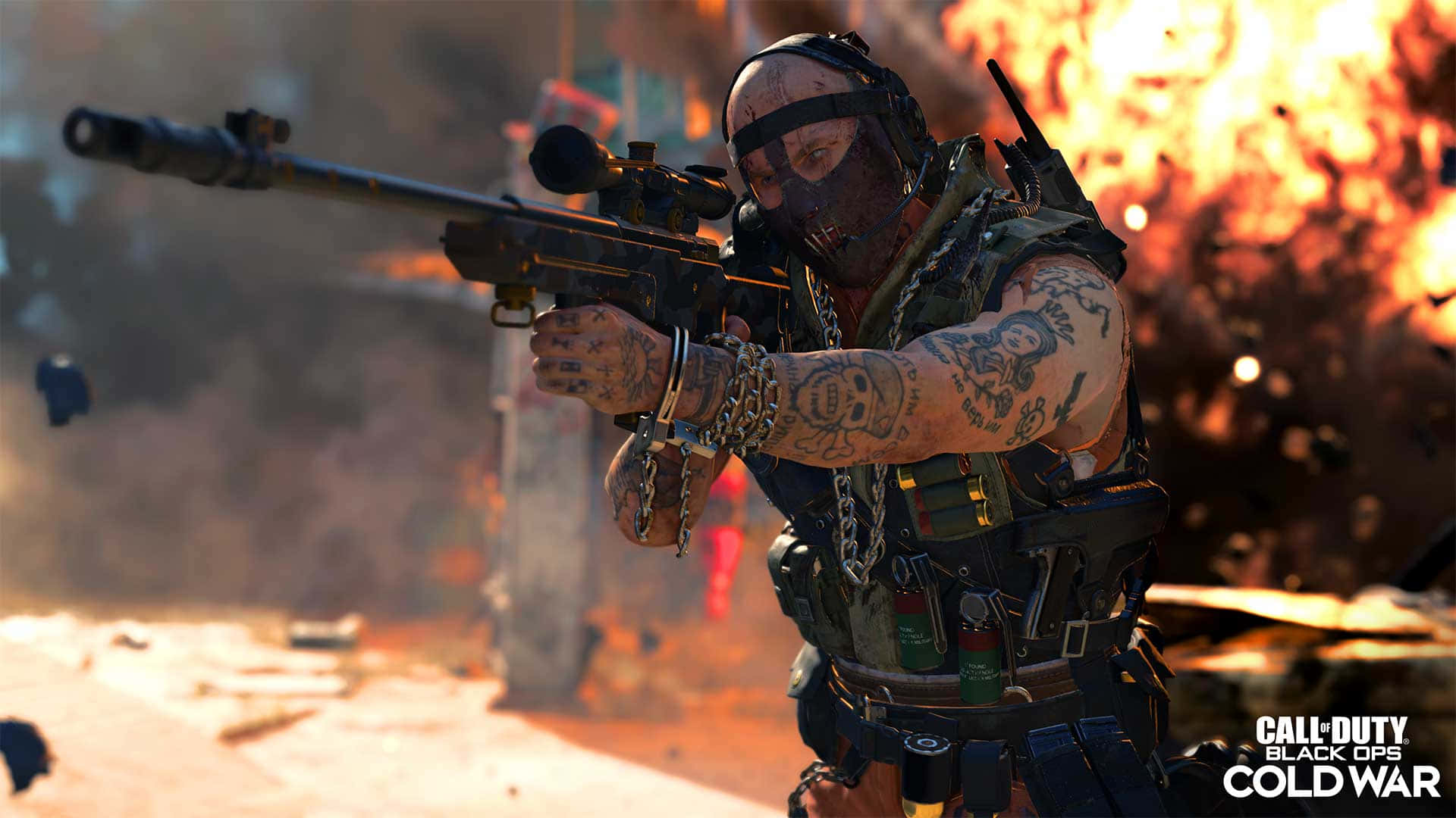 Black Ops, tactical gear, sniper rifle, Full HD Desktop Wallpaper