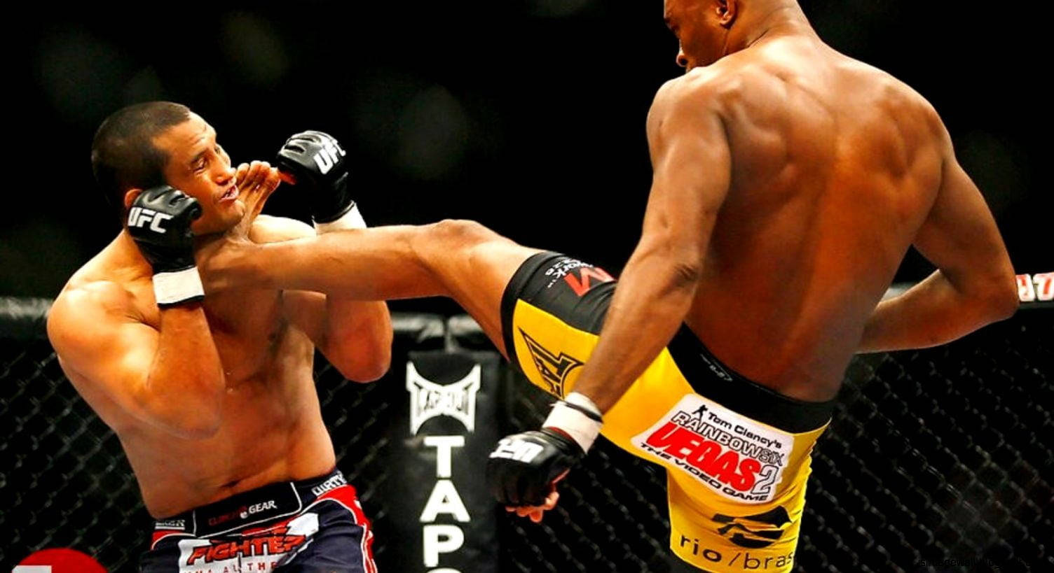 Anderson Silva, MMA fighters, cage match, HD Desktop Wallpaper
