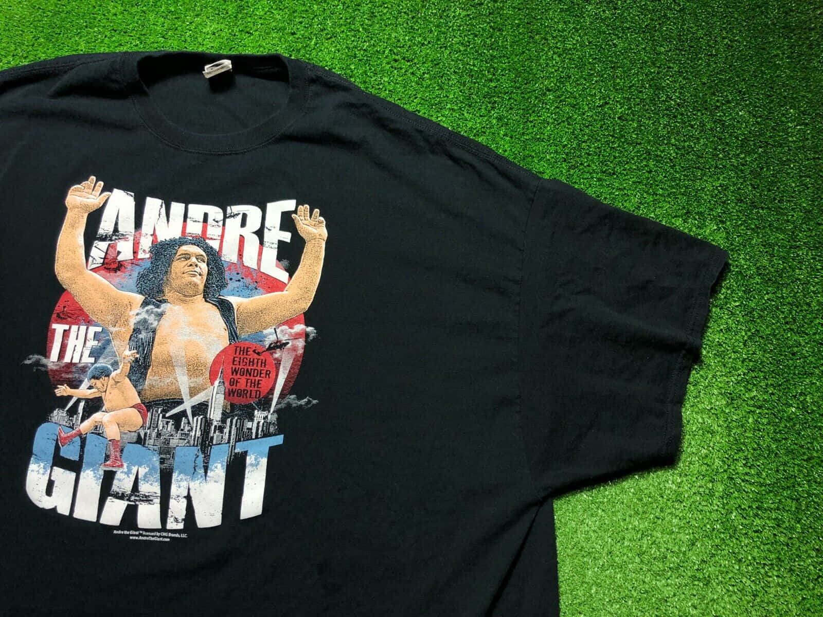 Andre The Giant, vintage t-shirt, black, HD Desktop Wallpaper