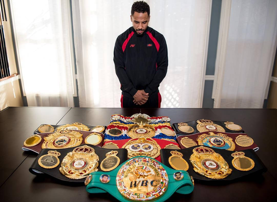 Andre Ward, title belts, championship belts, SD Desktop Wallpaper