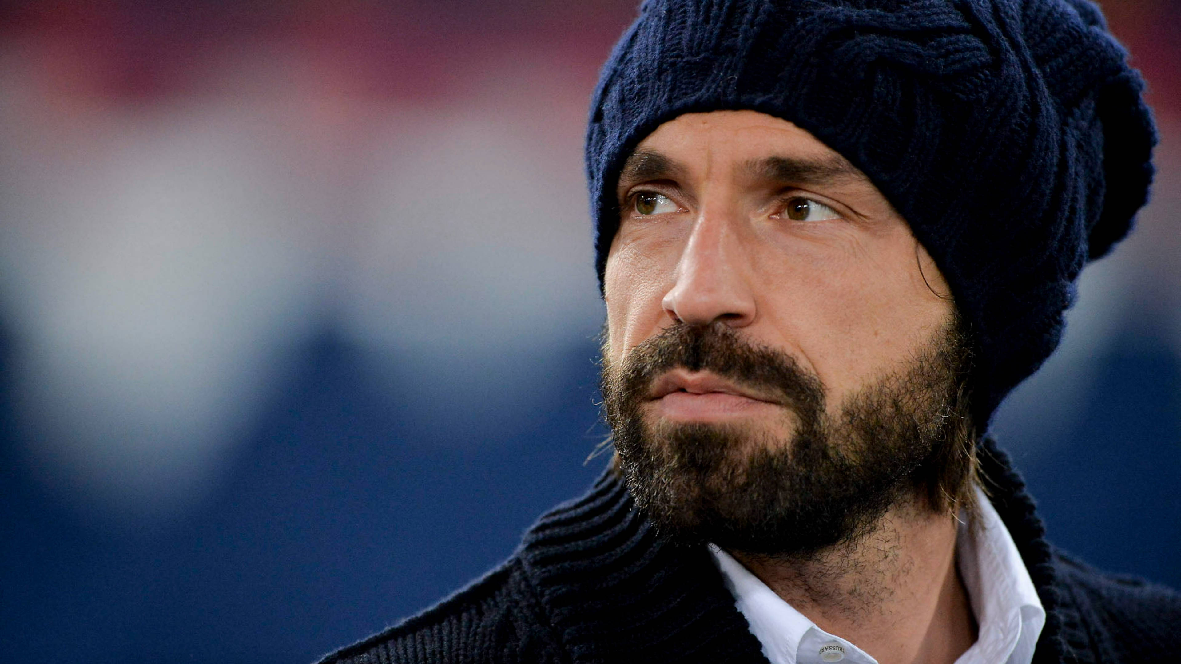Andrea Pirlo, beanie hat, stadium, 4K Desktop Wallpaper