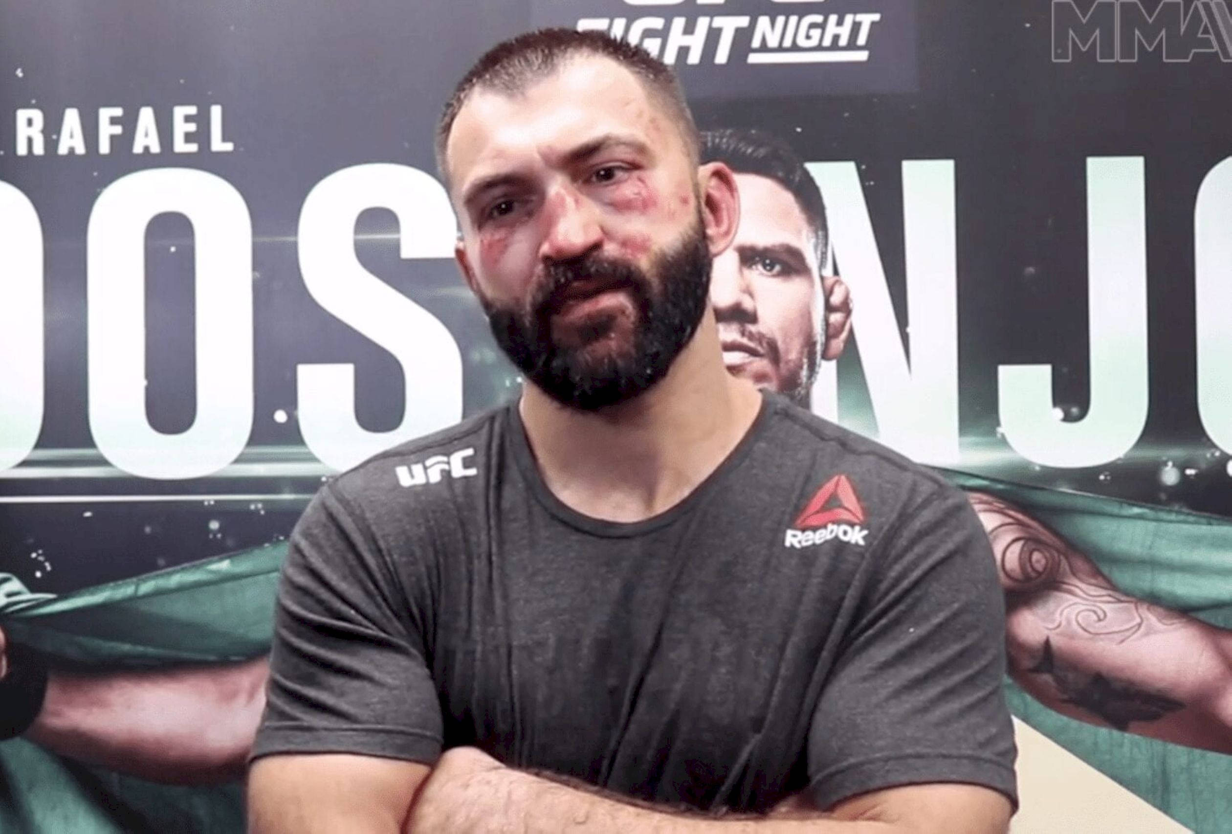Andrei Arlovski, UFC shirt, promotional backdrop, Full HD Desktop Wallpaper
