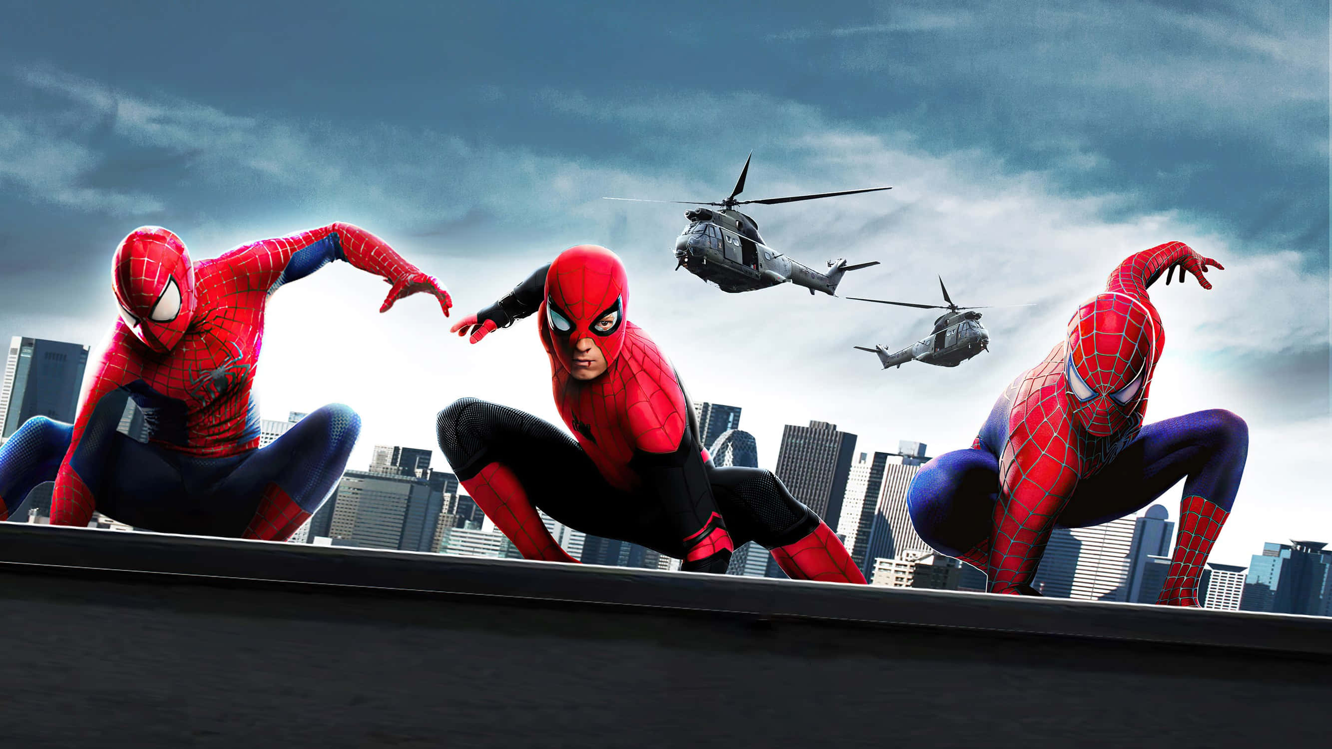 Andrew Garfield, Spider Man, rooftop, 2K Desktop Wallpaper