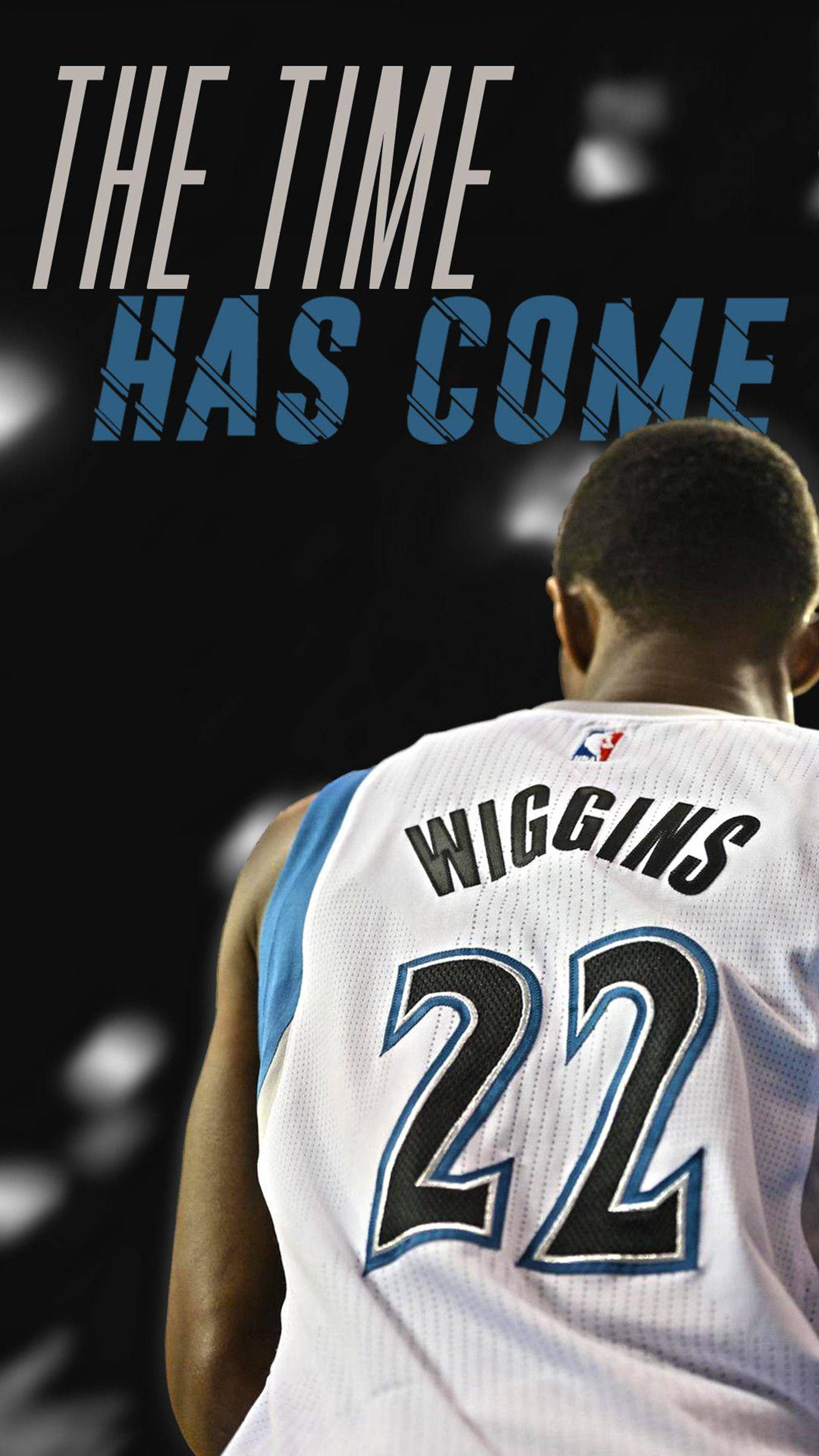 Andrew Wiggins, number 22 jersey, stadium lights, 2K Phone Wallpaper