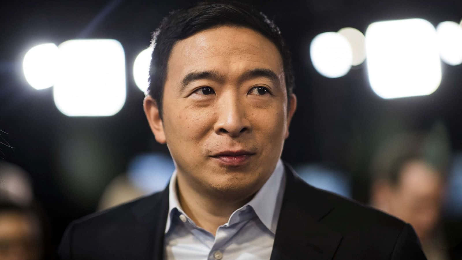 Andrew Yang, suit, close-up portrait, HD Desktop Wallpaper