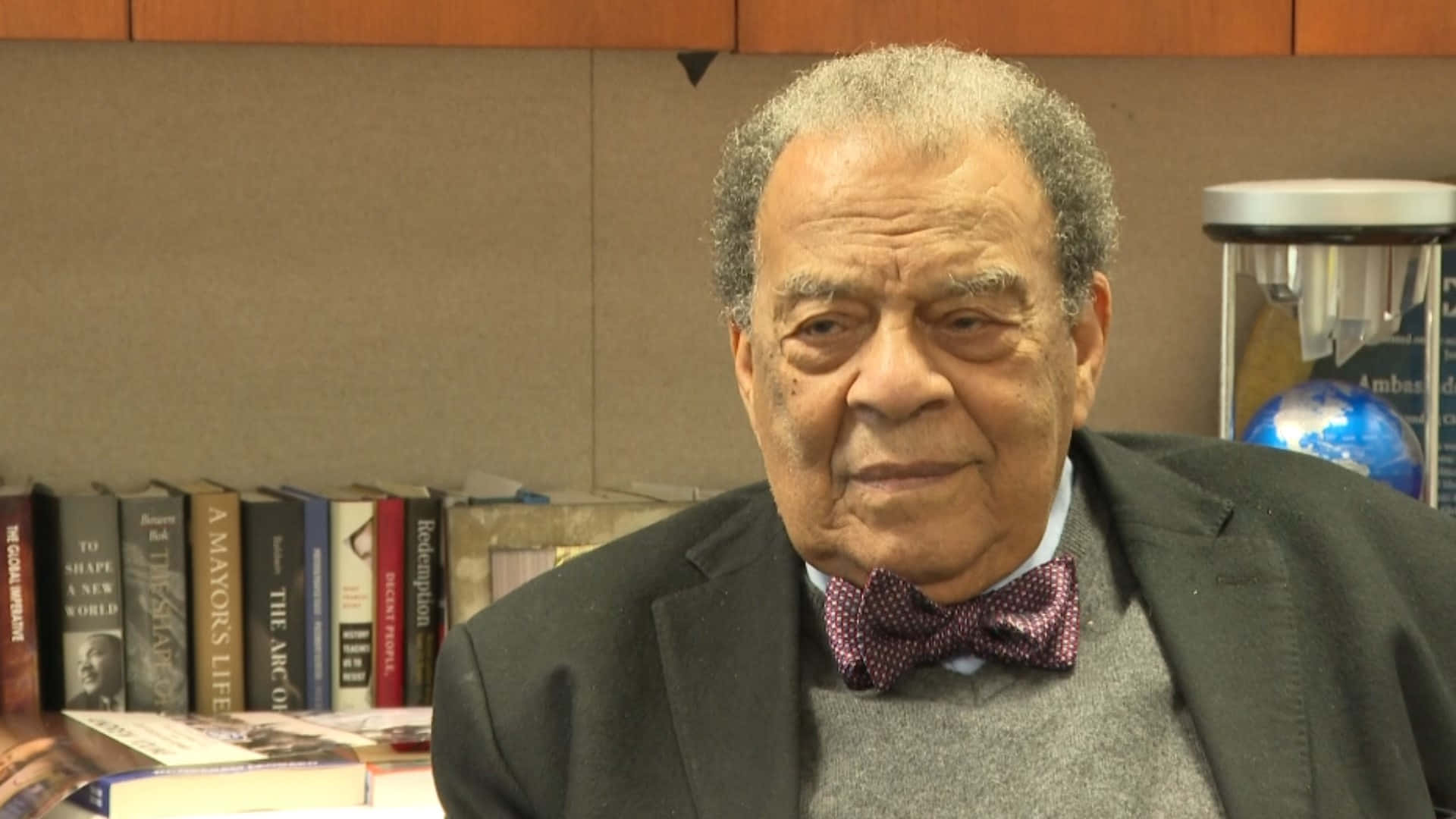Andrew Young, bowtie, dark suit, Full HD Desktop Wallpaper