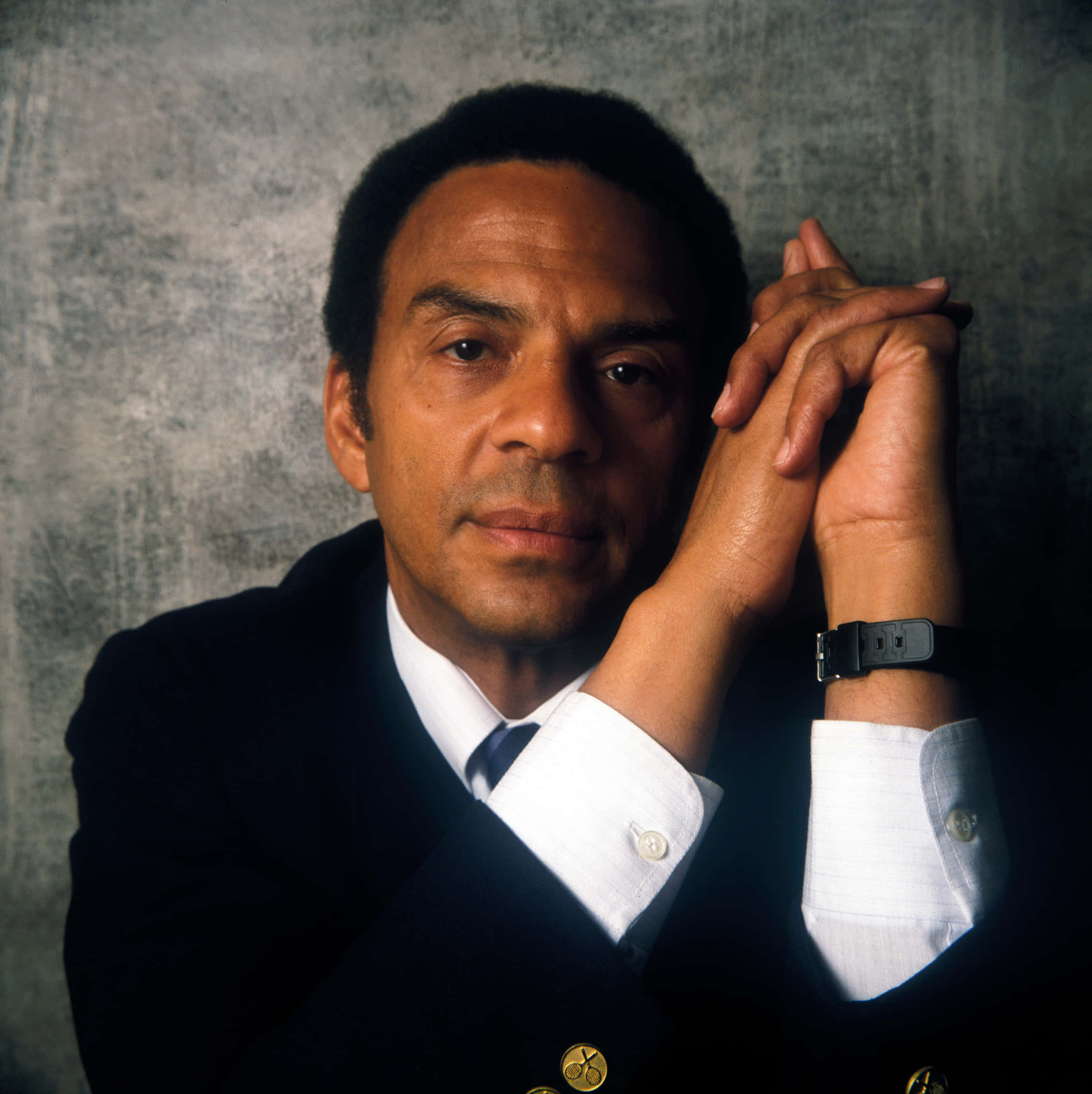 Andrew Young, dark suit, clasped hands, Full HD Phone Wallpaper