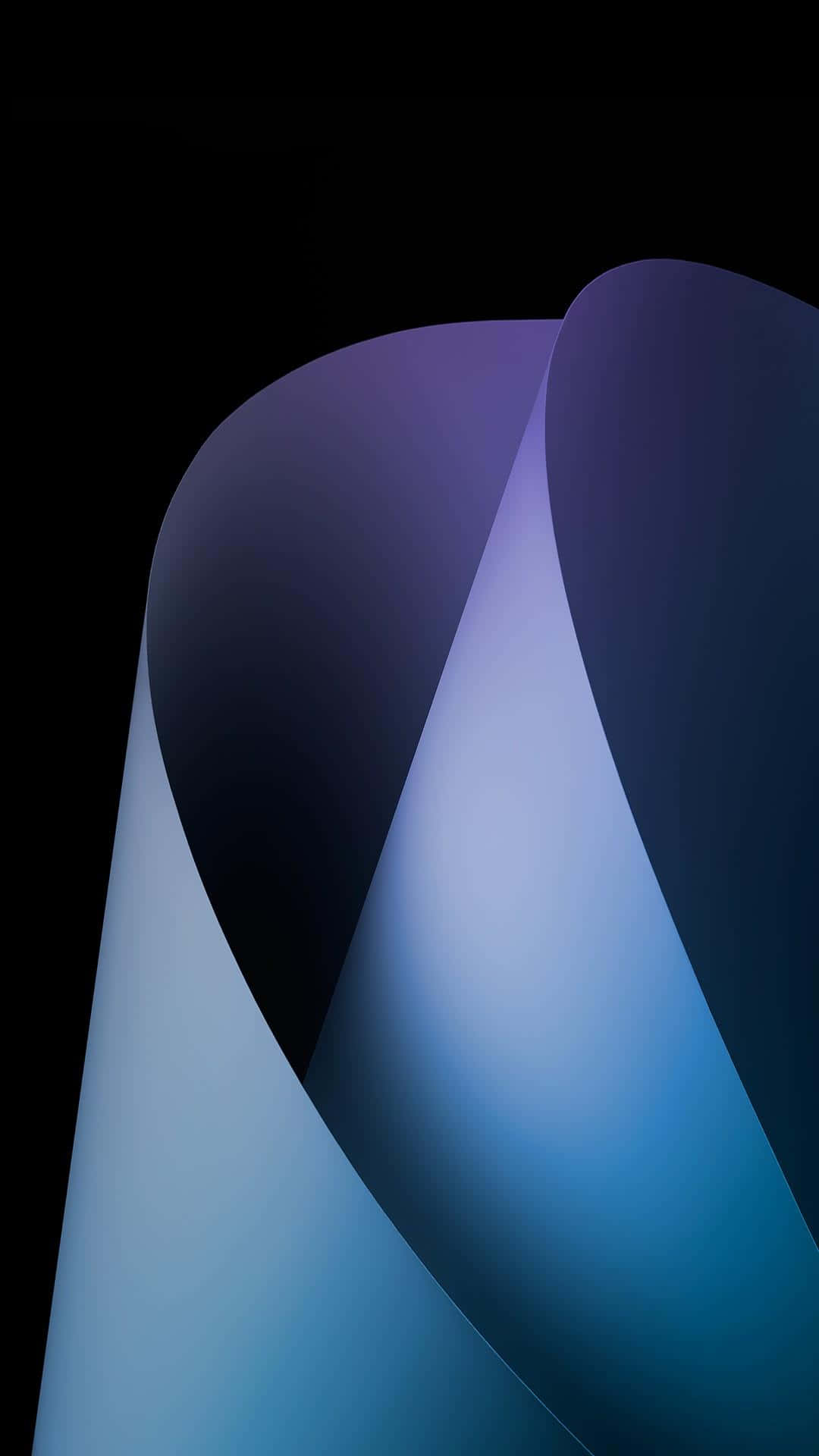 Android 10, blue, purple, Full HD Phone Wallpaper