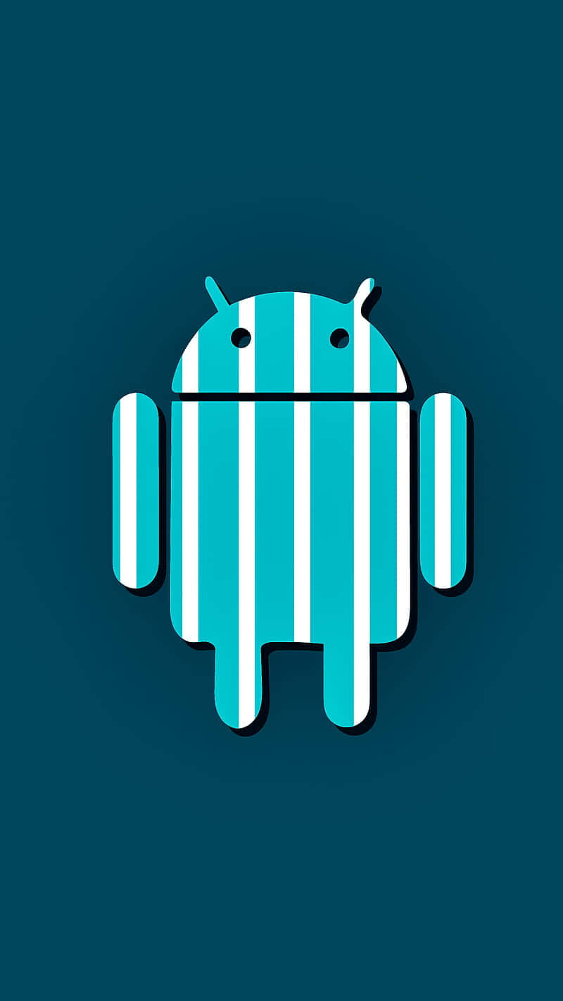 Android 10, teal, white, HD Phone Wallpaper