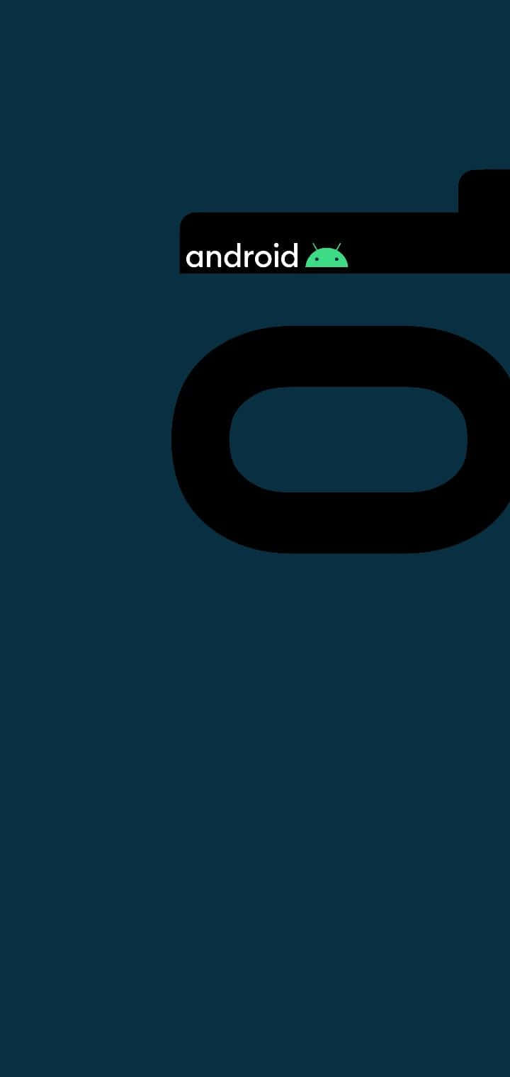 Android 10, black letter O, Android logo, HD Phone Wallpaper